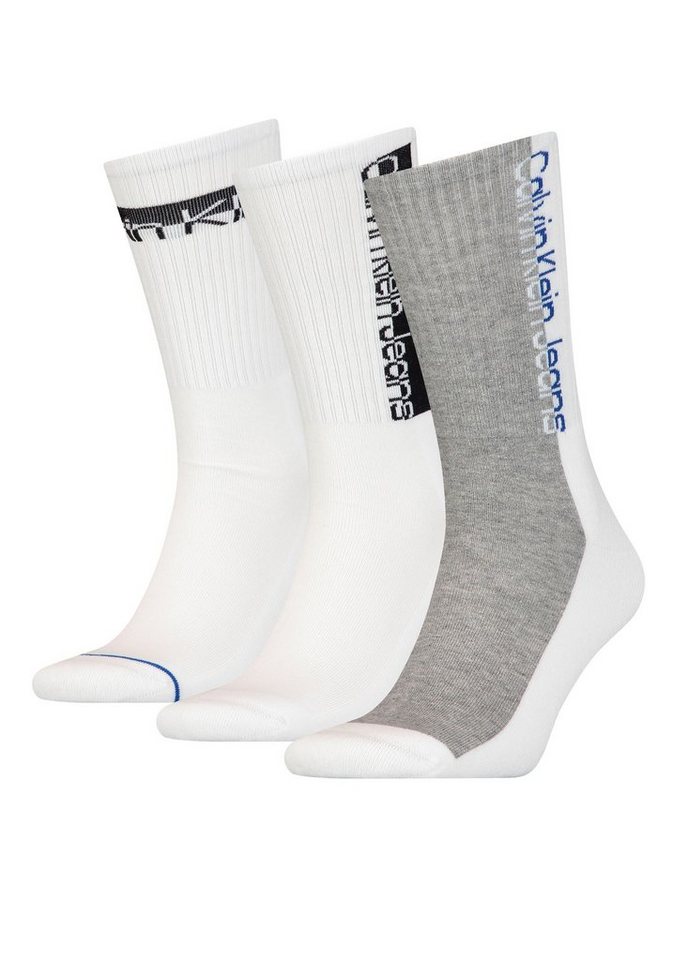 Calvin Klein Socken (3-Paar) mit eingestricktem Logo