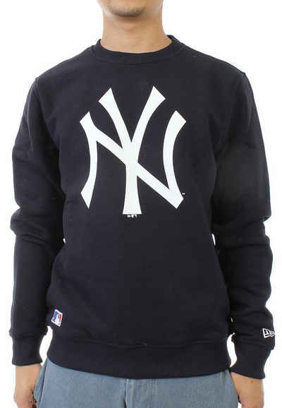 New Era Sweater New Era Nos Crew Pullover Men NY YANKEES Dunkelblau