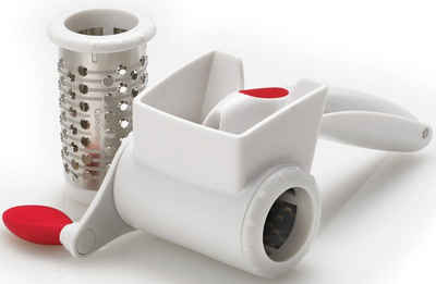 Cuisipro Trommelreibe, Kunststoff, Edelstahl, mit zwei Trommeln, patentierte Surface Glide TechnologyTM