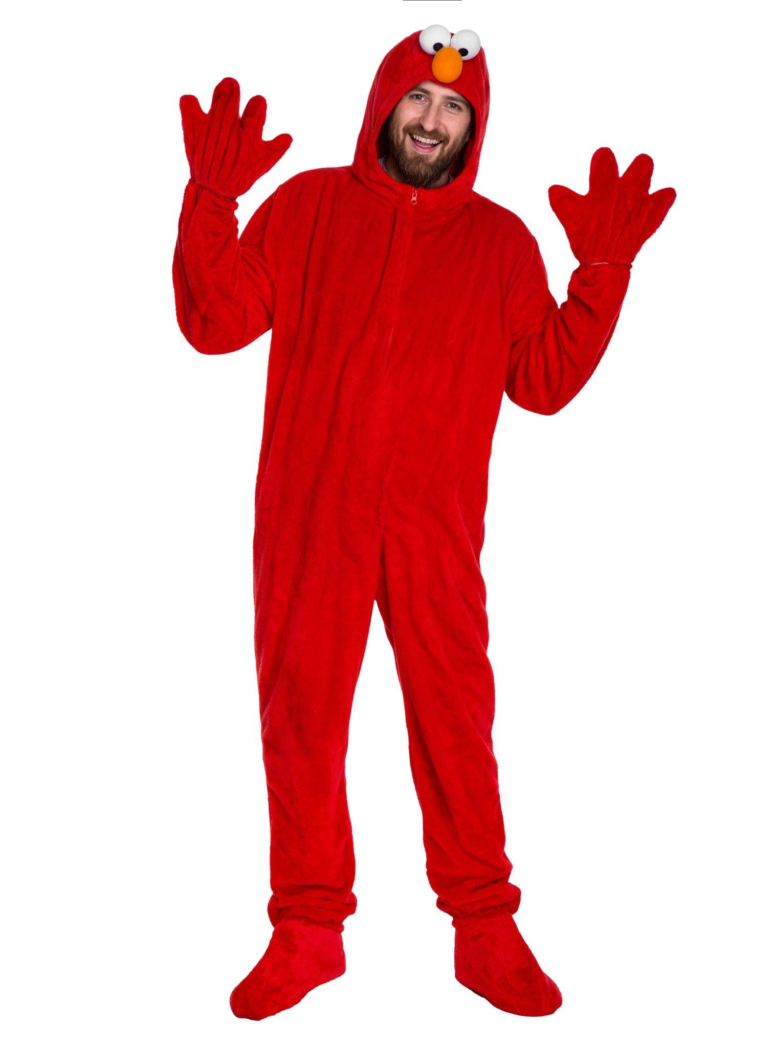 Maskworld Kostüm Die Sesamstraße Elmo - Karneval Faschingskostüm, Bequemes Sesamstraßen Originalkostüm aus MASKWORLD-Produktion