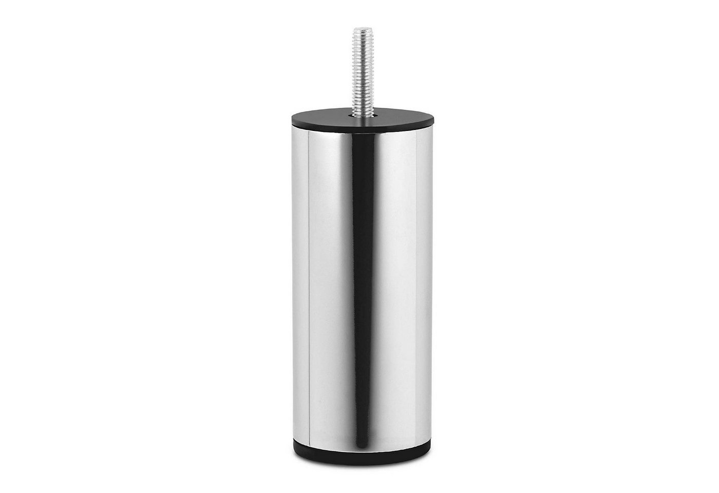SO-TECH® Möbelfuß UNIFORM mit M8-Gewinde, Höhen: 80-150 mm, Chrom poliert, Höhe 120 mm, Durchmesser 50 mm