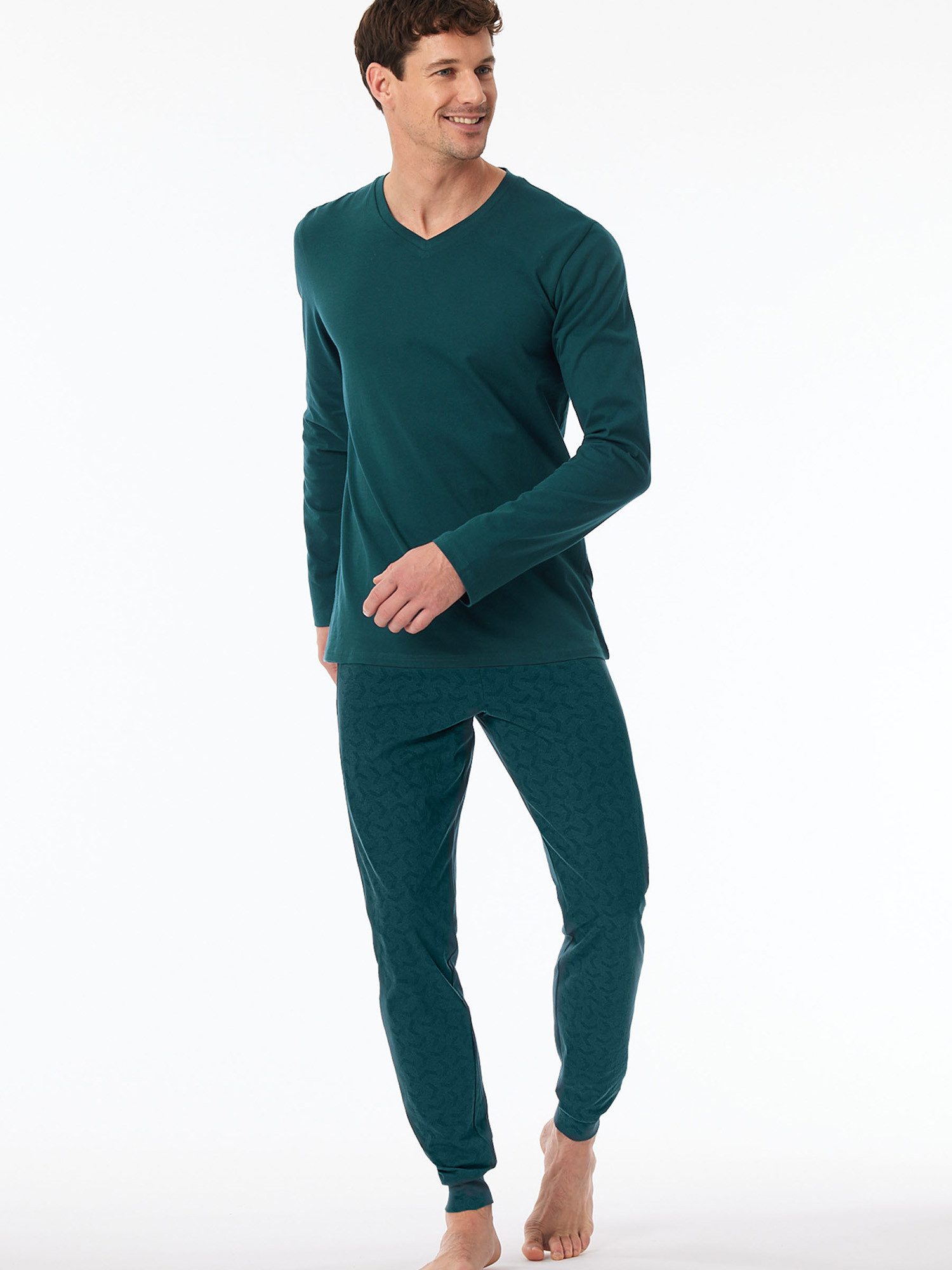 Schiesser Pyjama Casual Essentials (2 tlg) günstig online kaufen