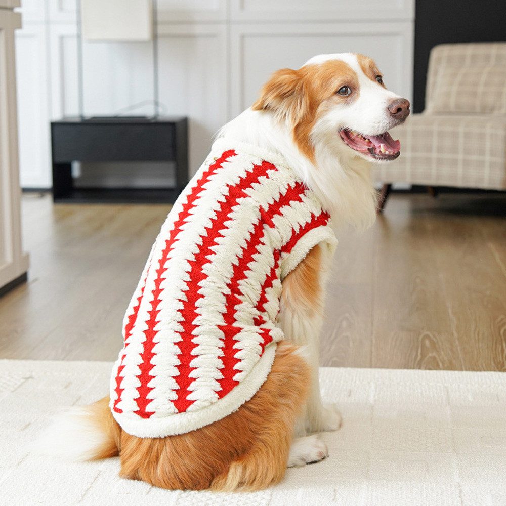 Jumpeak Hundemantel Hundemantel,Hundepullover,Hundemantel Winter,Hundemantel mit Geschirr, Hundemantel für kleine Hunde,Hundemantel grosse Hunde,Weihnachten Hund