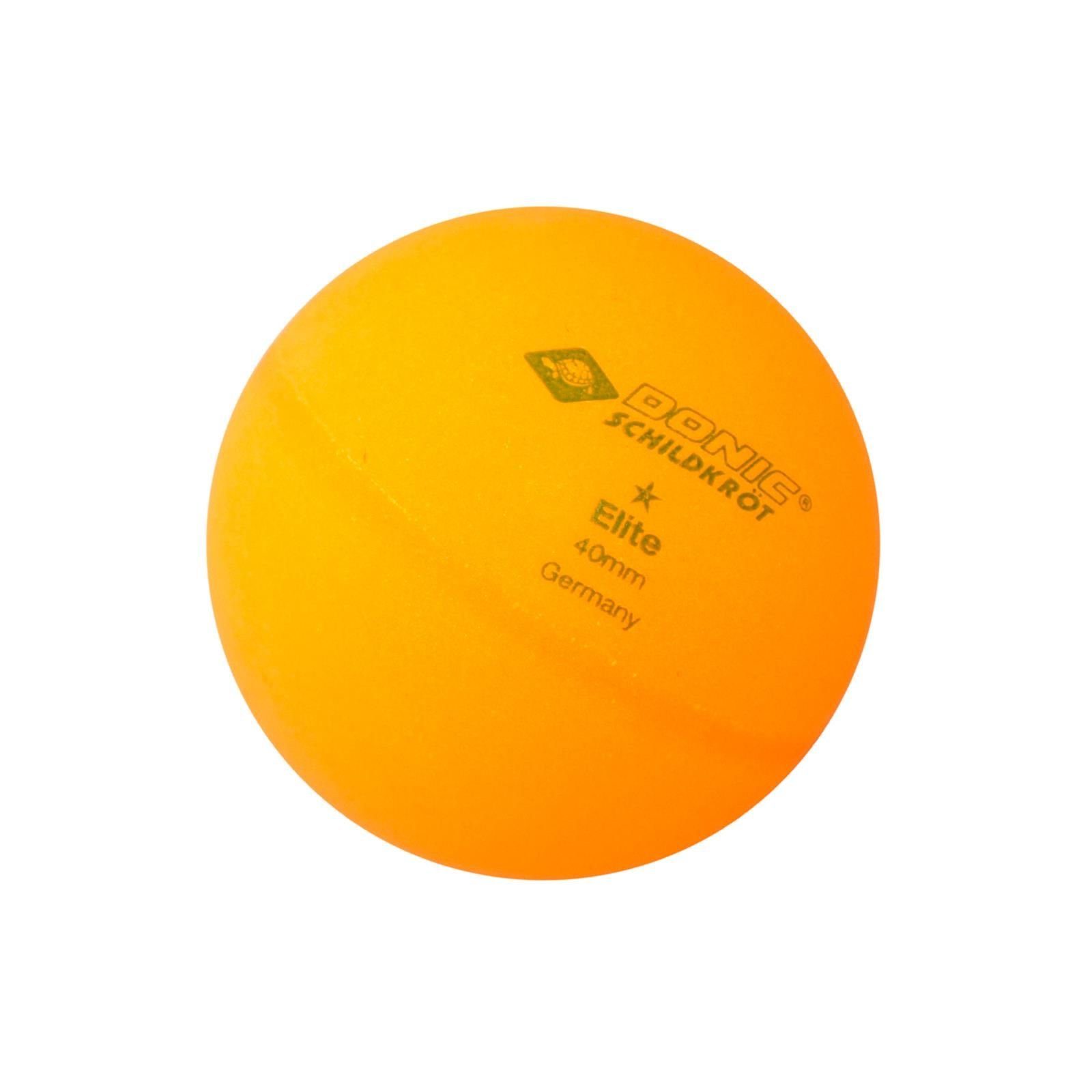 Tischtennisball Tischtennisball Donic-Schildkröt Bälle Tischtennis Stück Ball Balls Elite orange, 1* 3
