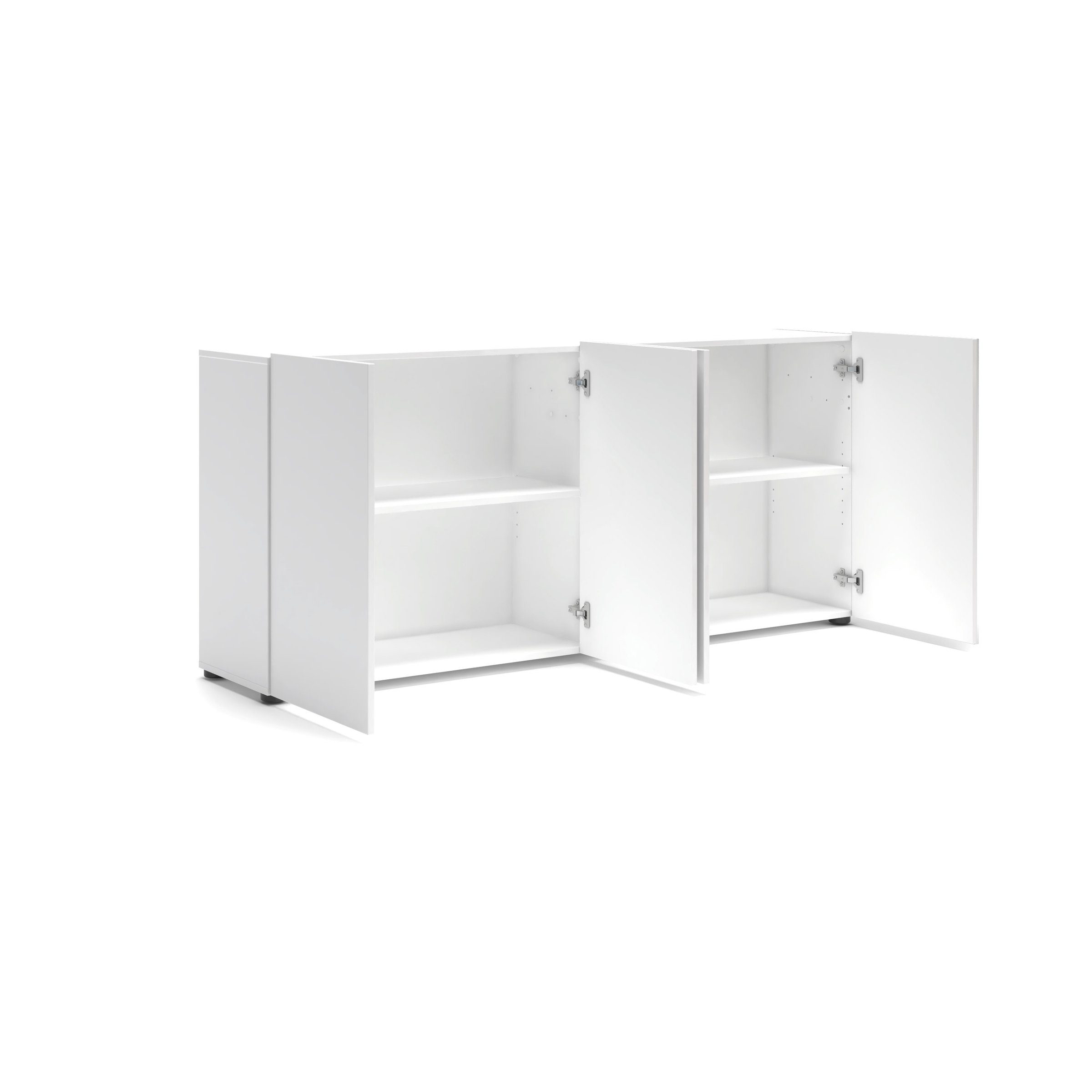 freiraum Sideboard Mister, in weiss, Lack Hochglanz - 180x80x38cm (BxHxT) günstig online kaufen
