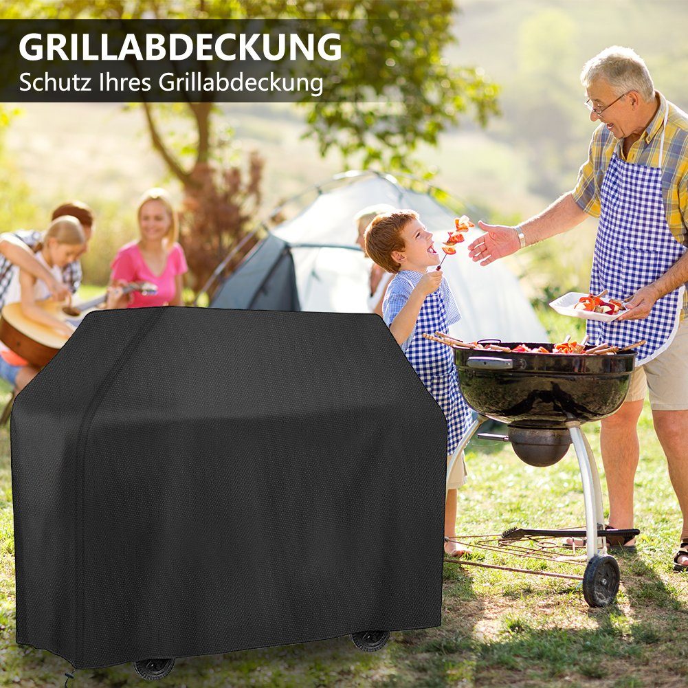 OSTWOLKE Grillabdeckhaube Gasgrill Abdeckung Grillabdeckhaube BBQ Schutzhülle Regenschutz Haube