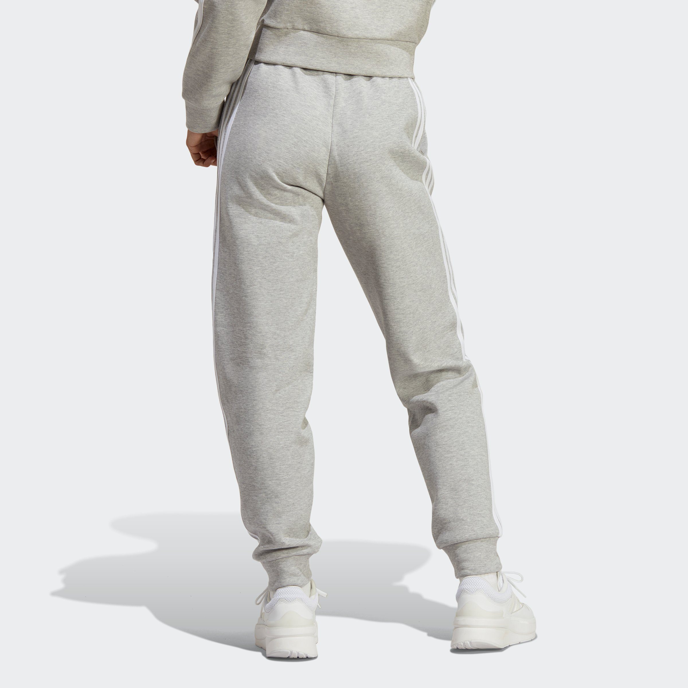adidas Sportswear Sporthose Heather FUTURE ICONS (1-tlg) HOSE REGULAR 3STREIFEN Medium Grey