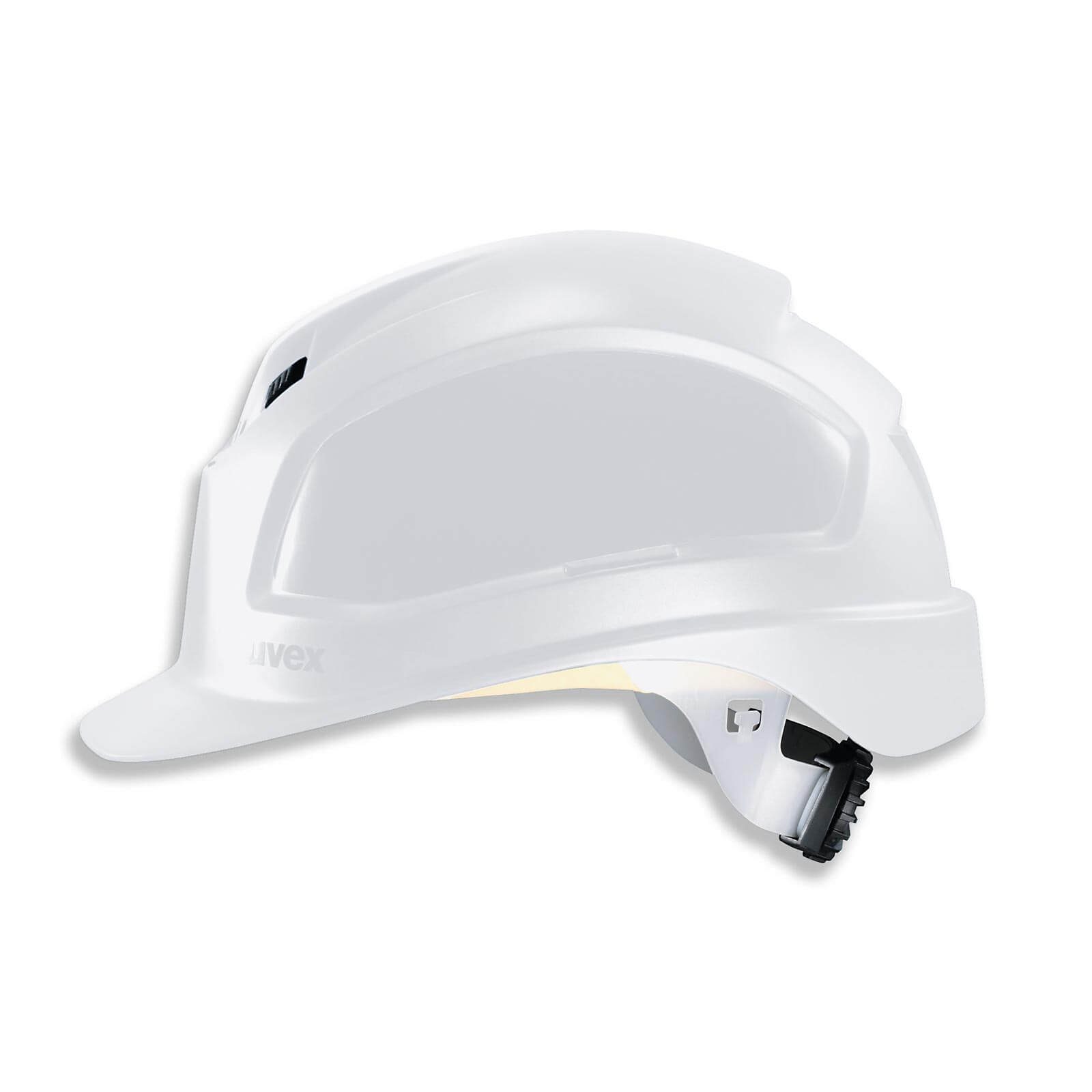 Baustellenhelm, - Bauhelm B-WR weiß Arbeitsschutz-Helm, Schutzhelm pheos Uvex