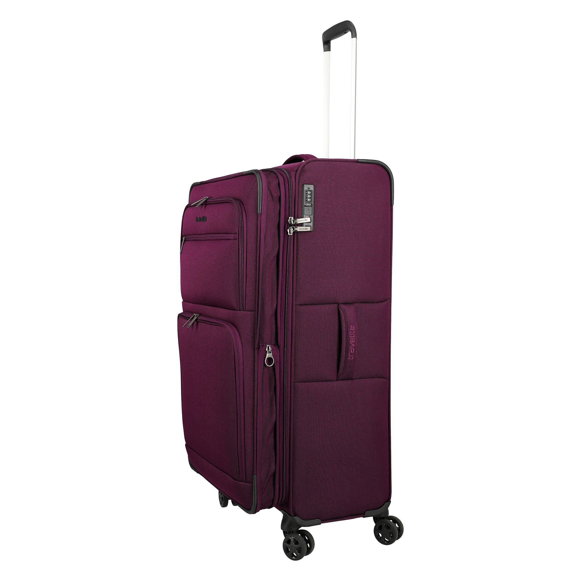 travelite Weichgepäck-Trolley Cubis, 4 Rollen, Polyester