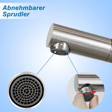 Nettlife Waschtischarmatur Wasserhahn Mischer Hochdruck Kaltwasser Wasserhahn Bad Wasserhahn