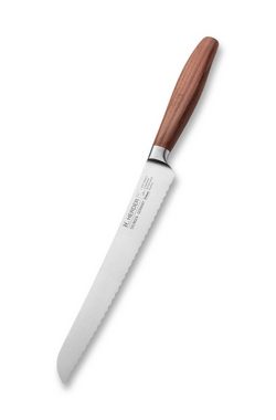 H. Herder Brotmesser 22cm Eterno-geschmiedet mit Griff aus gedämpftem Pflaumenholz, Im Gesenk geschmiedeter Spezialstahl, Griff aus Pflaumenholz