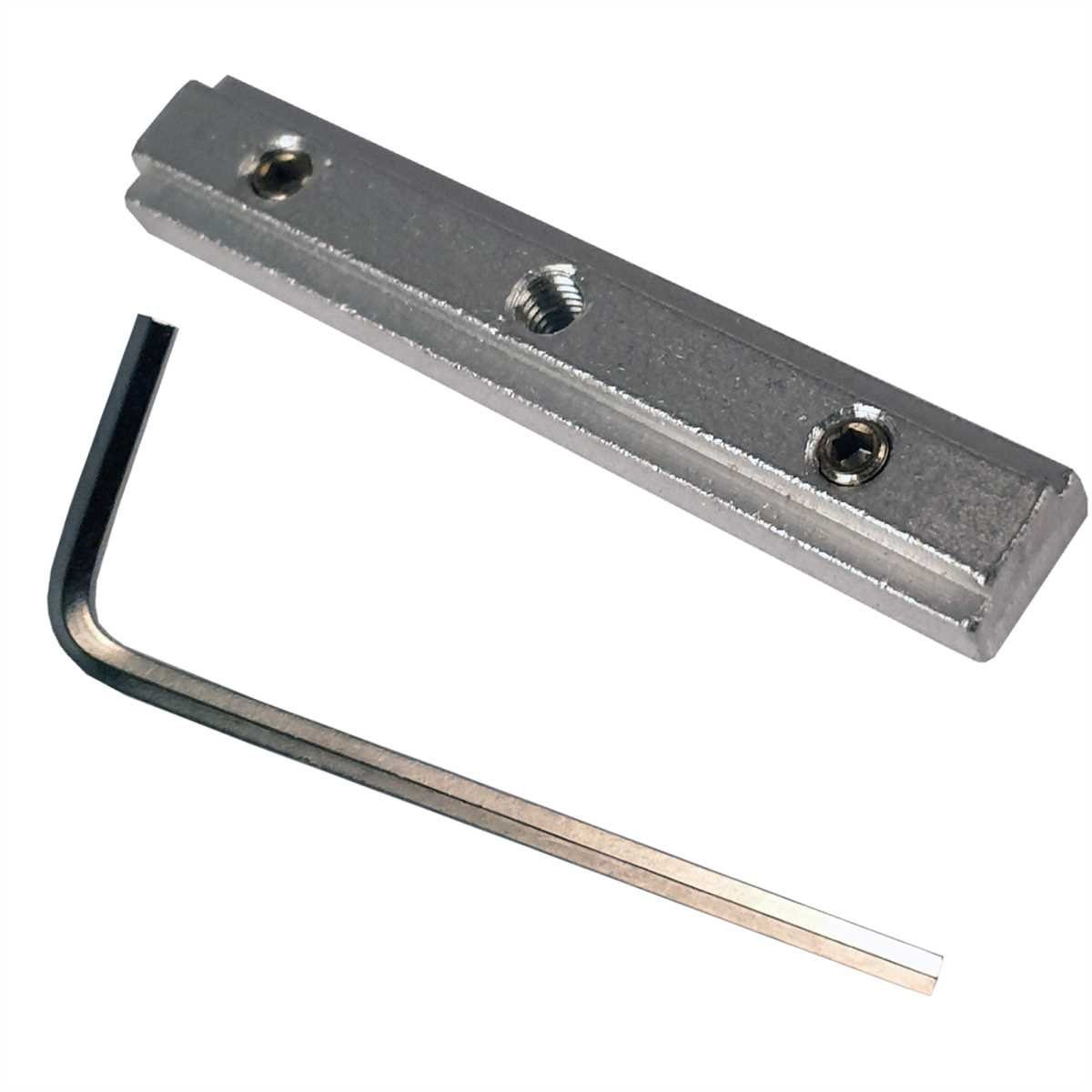 Bestlivings Gardinenschiene, 1-läufig, Fixmaß, Aluminium, verschraubte Aluminium Schiene (7mm), Längen bis 480cm, (4x120cm)