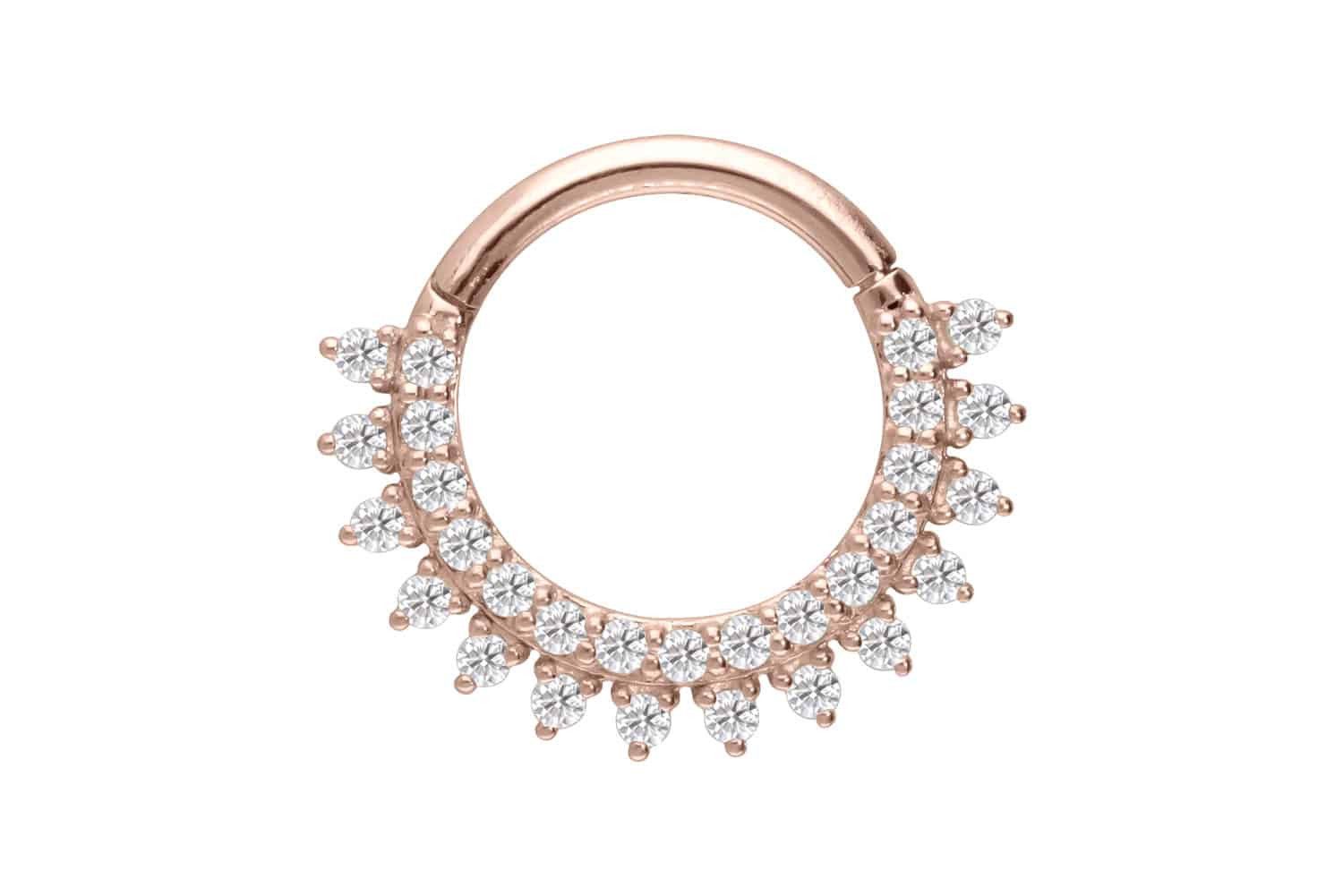 PIERCINGLINE Nasenpiercing 14/18 Karat Gold Segmentring günstig online kaufen