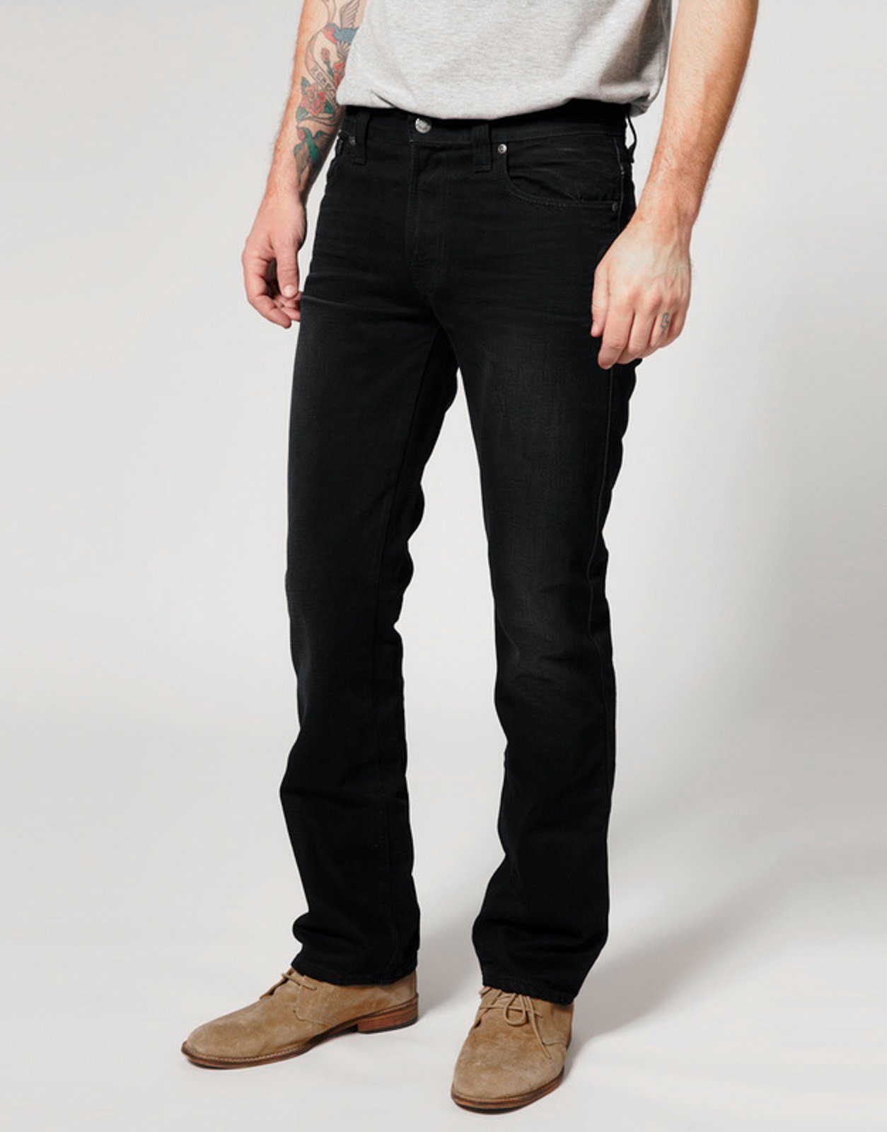 Nudie Jeans Regular-fit-Jeans Herren Straight Fit Hose - Slim Jim Organic  Black Black online kaufen | OTTO