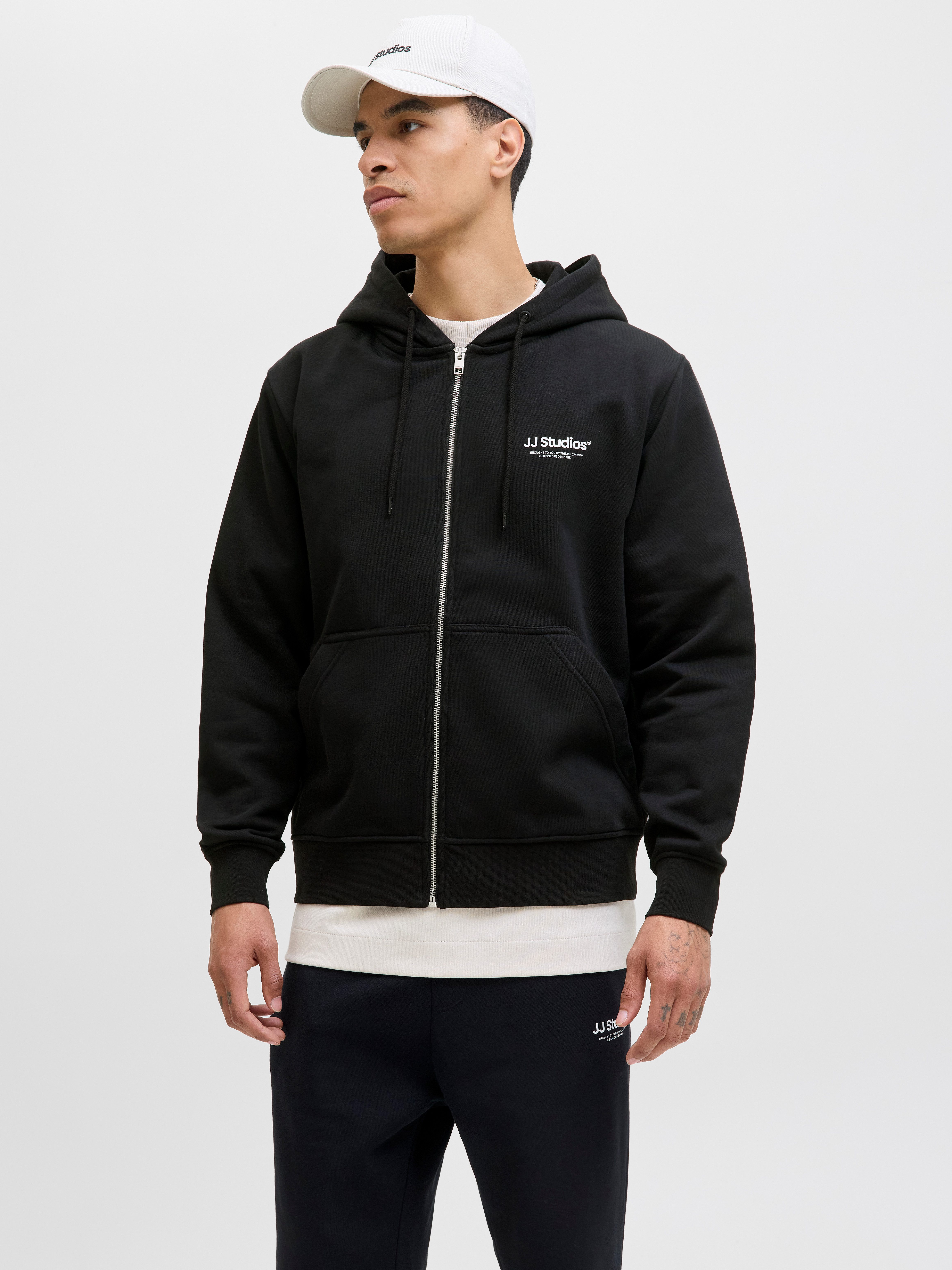 Jack & Jones Kapuzensweatshirt JJESOHO SWEAT ZIP HOOD NOOS