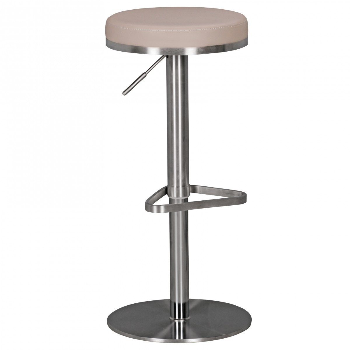 moebelfaktor Barhocker Bjerka, Metall, rund, Ø 38 cm, höhenverstellbar, Tresenhocker