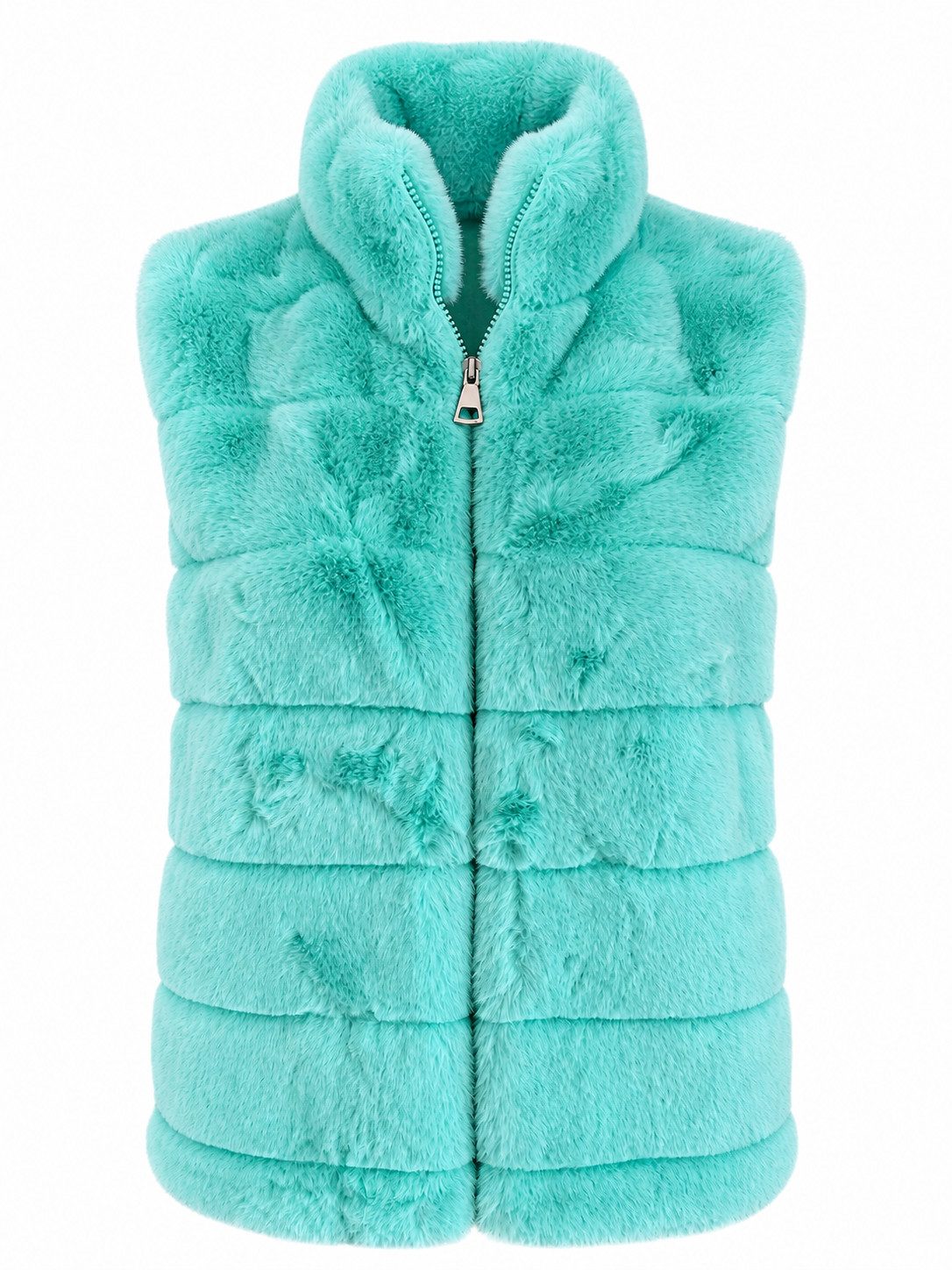ITALY VIBES Fellweste - Modische Teddyweste für Damen - weiche Kunstfelljacke ONE SIZE - passend für Größen Gr. S-M und L-XL
