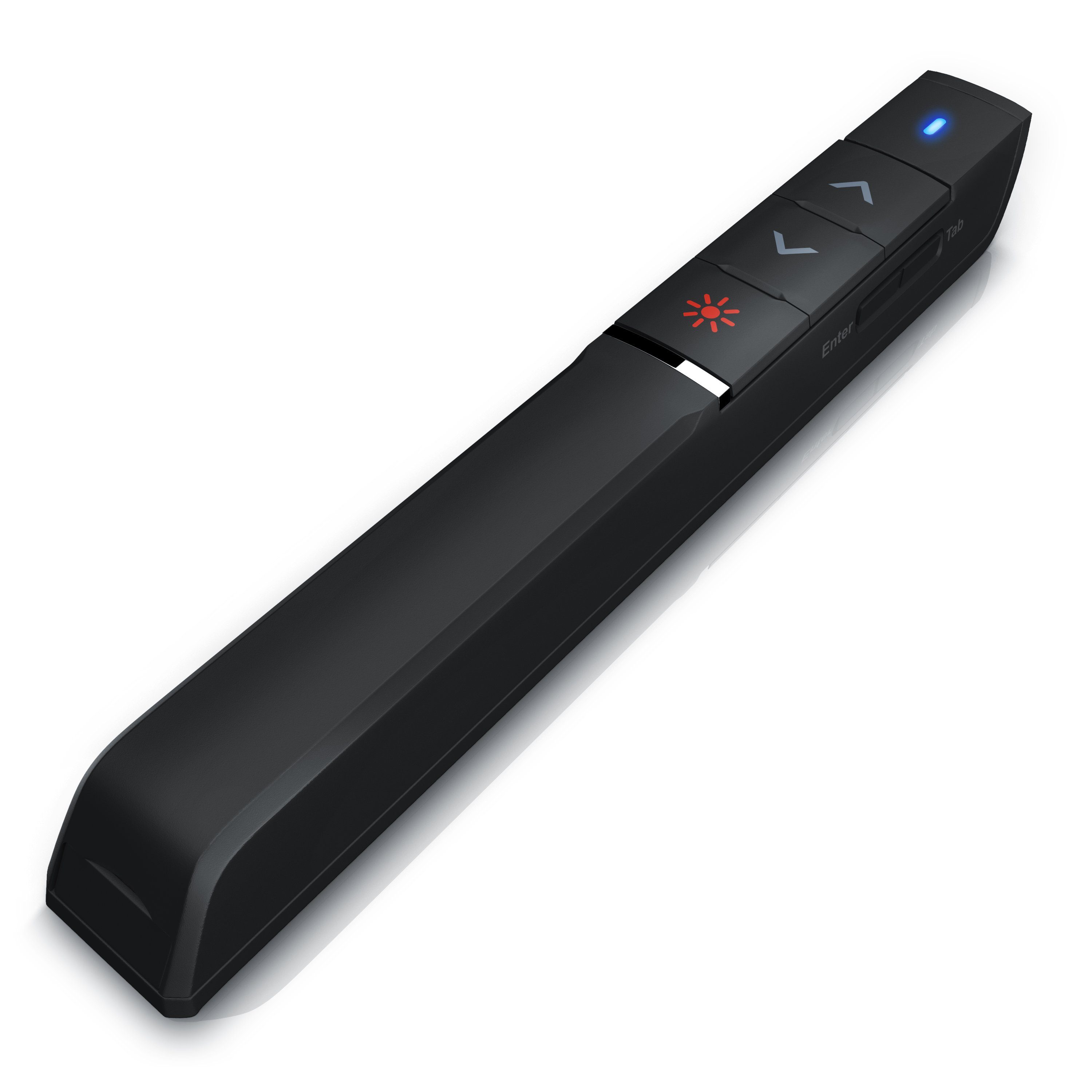 Aplic Presenter (1-in-1, Wireless 2,4Ghz USB, Laserpointer, bis 15m Reichweite, Hohe Präzision)