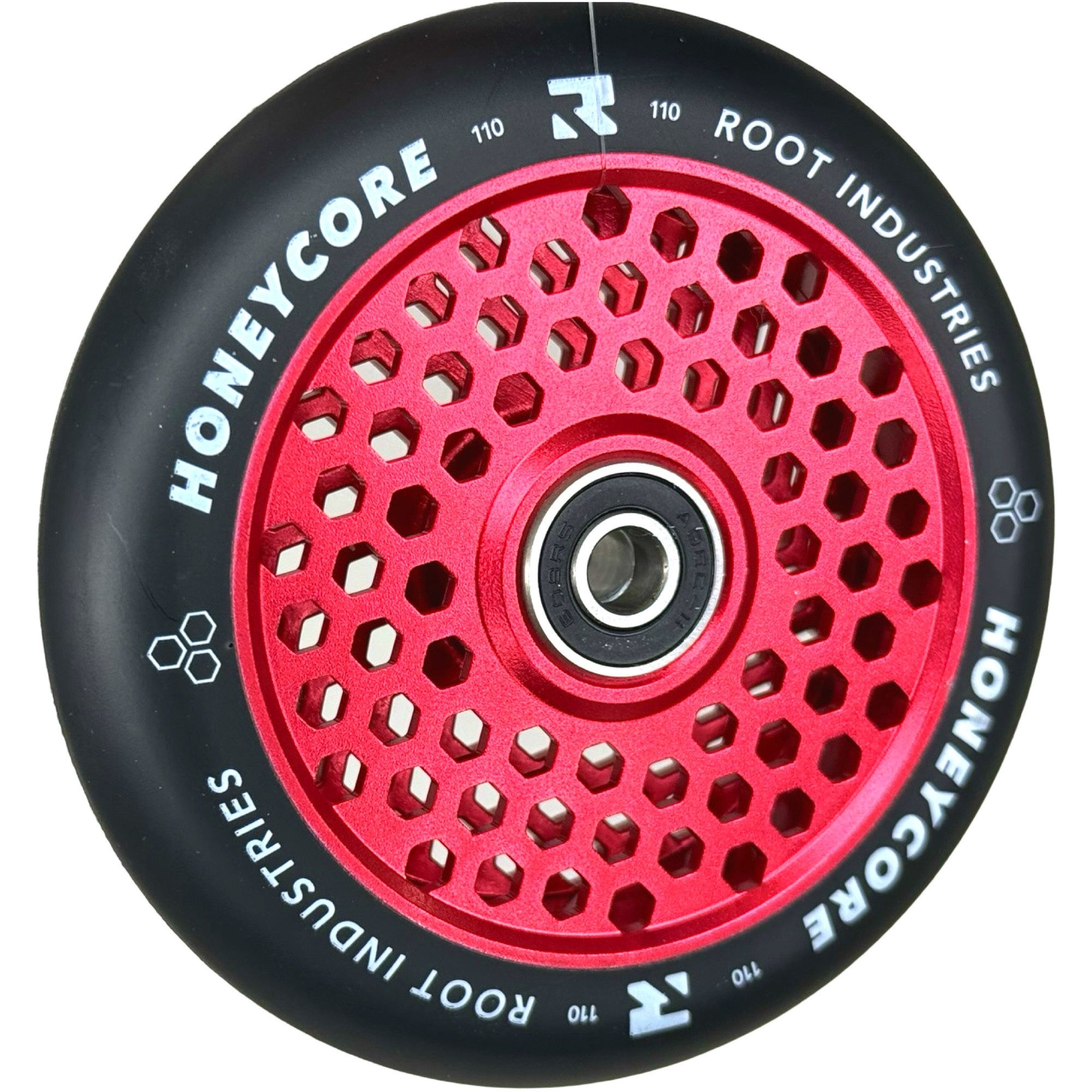 Stuntscooter Root Industries Honeycore Stunt-Scooter Rolle 110mm Rot/PU Schwarz
