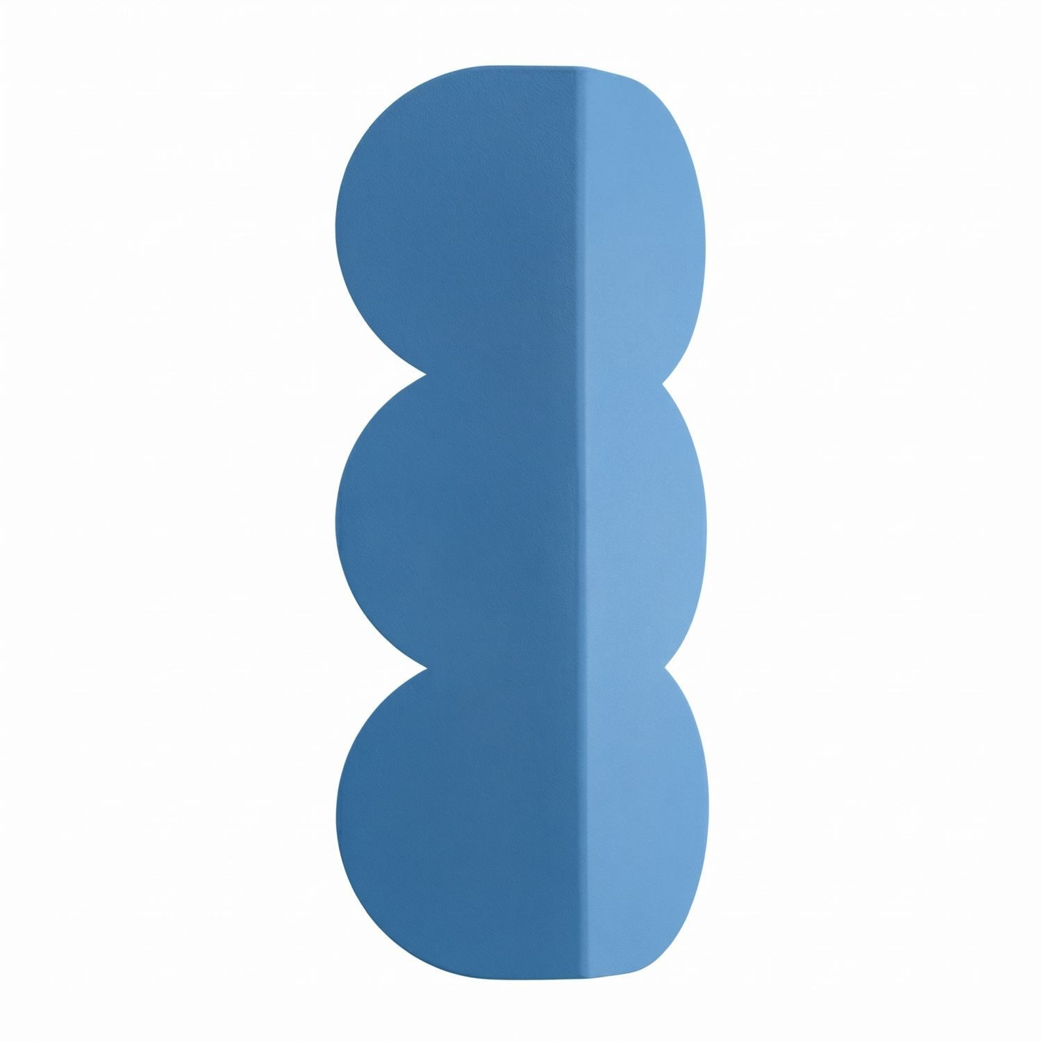 Licht-Erlebnisse Wandleuchte GERAU, ohne Leuchtmittel, Aluminium H: 33.6 cm Azurblau G9 2-flammig länglich Modern