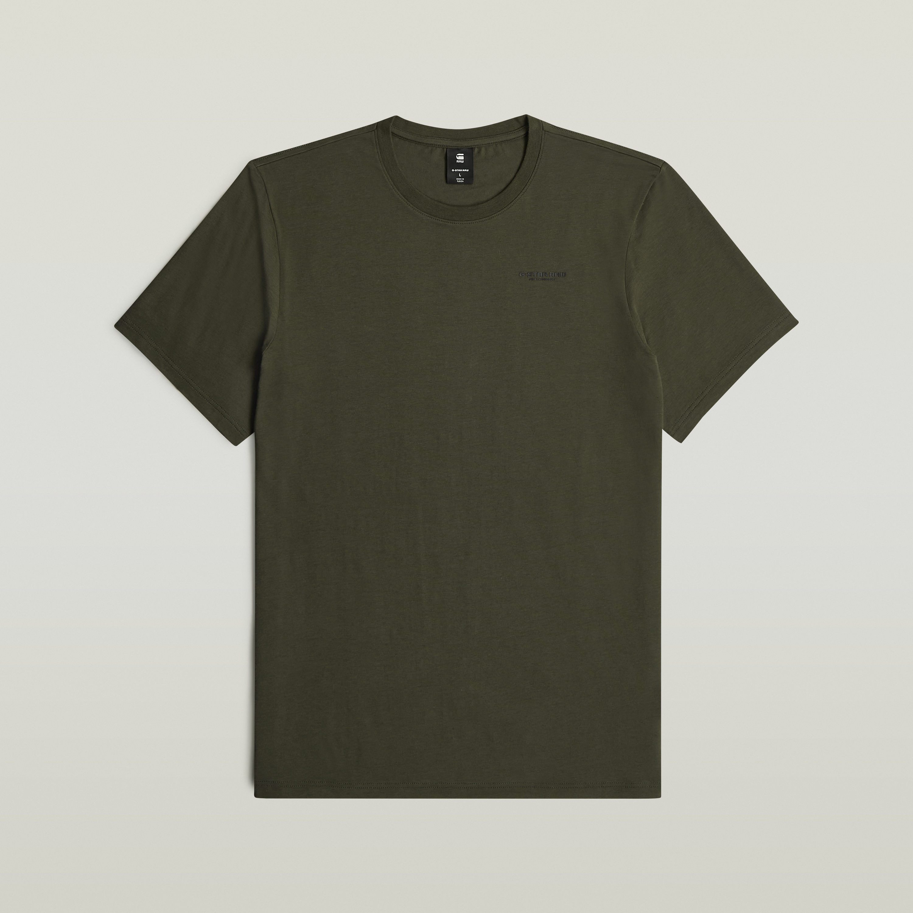 G-STAR T-Shirt Slim Base mit Rundhals, Baumwollmix – Bild 5 von 5