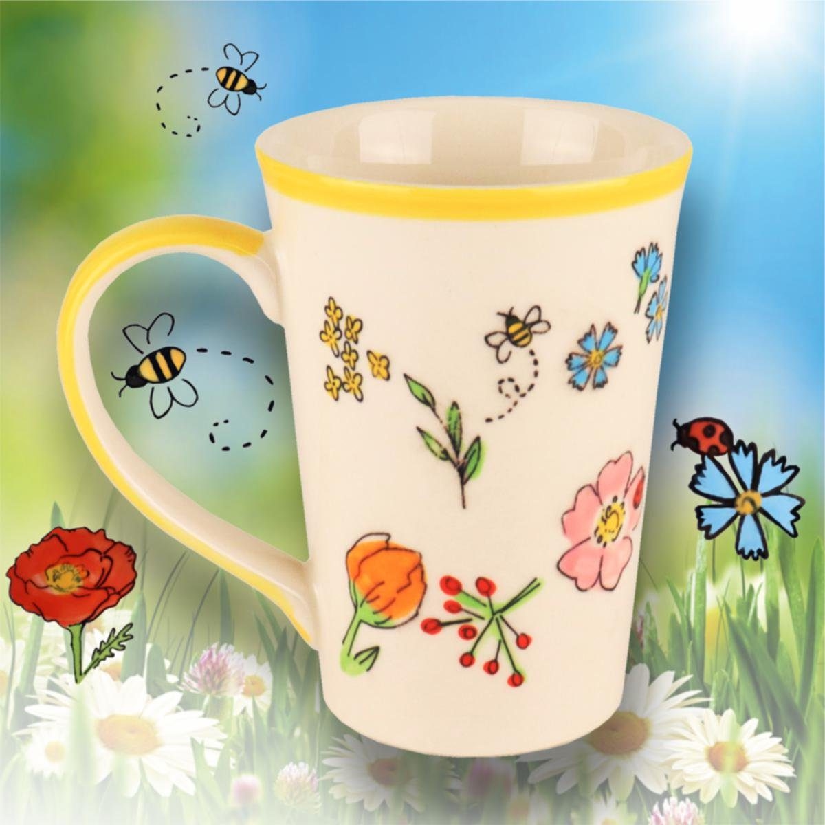 Flowers, Mila Keramik Keramik-Teebecher Becher Mila Lovely