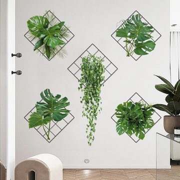 FIDDY Hintergrundtuch Wandtattoos mit botanischen Mustern für Wohn- und Schlafzimmer