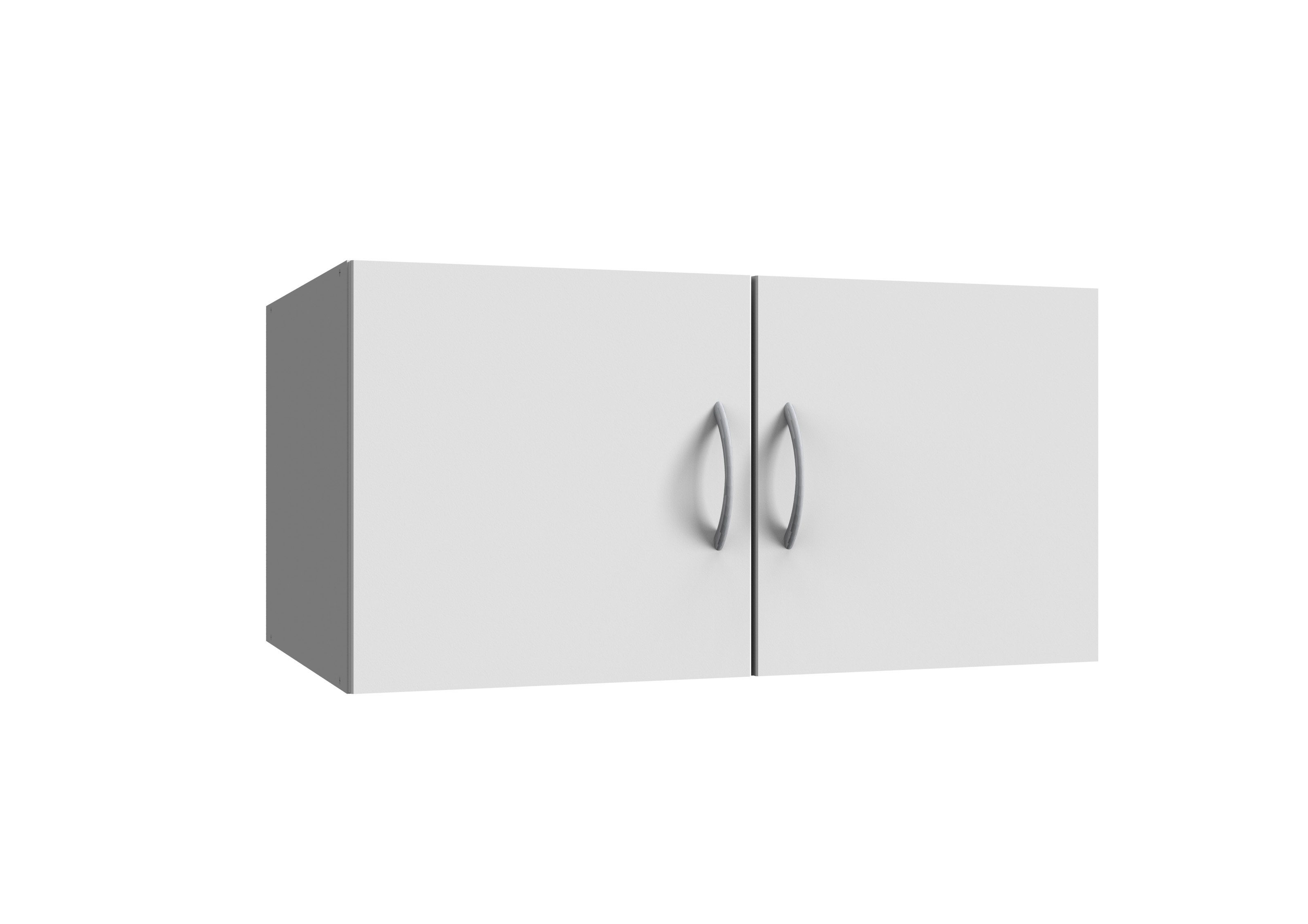 freiraum Aufsatzschrank Multiraumkonzept (BxH: 70x40 cm) in WEISS mit 2 Türen | Alle Schränke