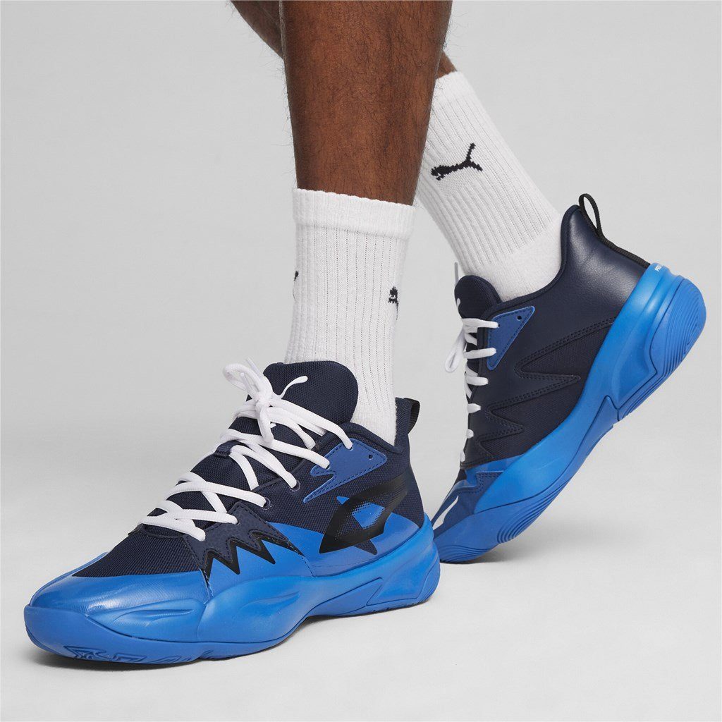 PUMA Hallen-Indoorschuhe Genetics (Basketball) dunkelblau Herren Badmintonschuh