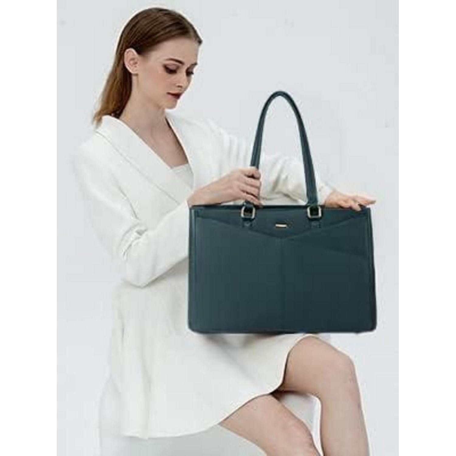 LuxusKollektion Laptoptasche Laptoptasche Damen 15,6 Zoll Wasserdicht 1-grün 15,6 Zoll