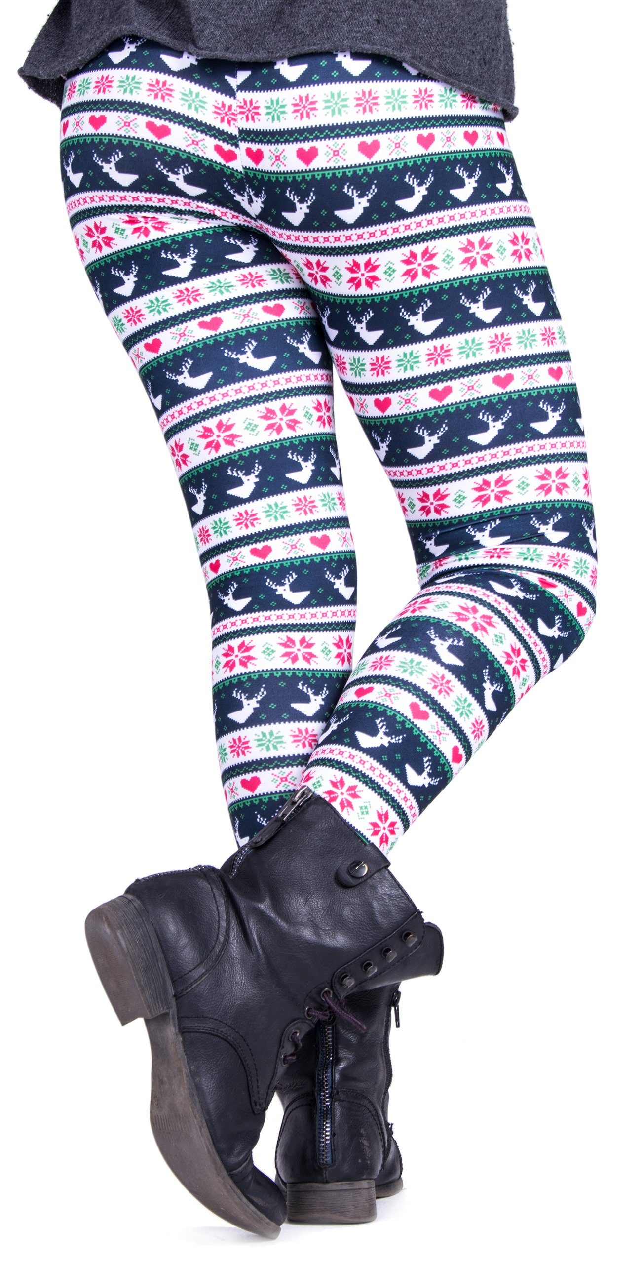cosey Leggings Christmas-Line Leggings in Motiven XS-L) verschiedenen Christmas (D09) (Einheitsgröße