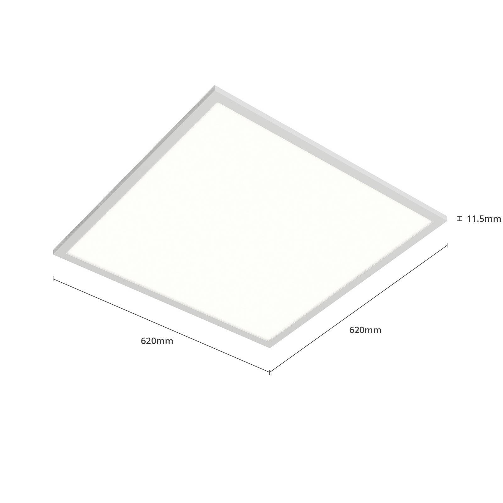 LED-Leuchtmittel Arcchio fest Aluminium, flammig, Leuchtmittel inkl. LED verbaut, Modern, universalweiß, weiß, 1 Vinas, Kunststoff, Panel