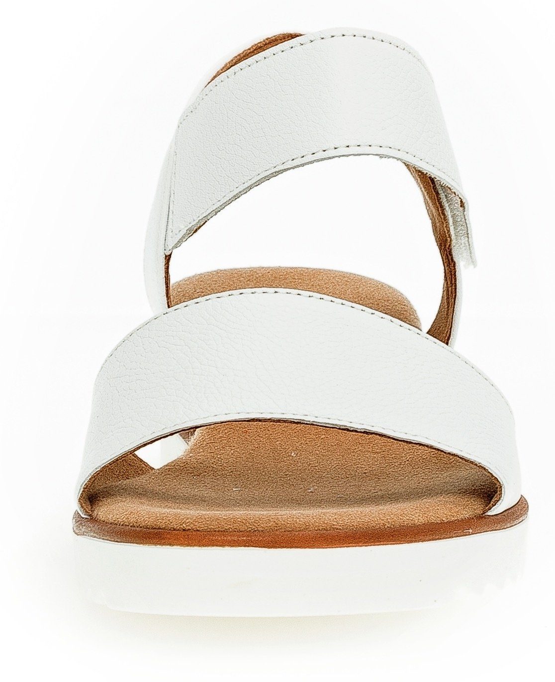 Gabor GENUA Sandalette mit Weite weiß Klettverschluss, G