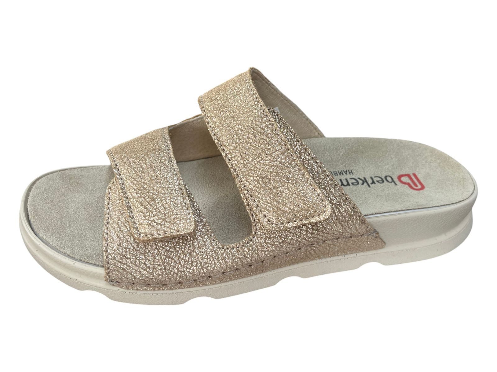 BERKEMANN BERKEMANN Damen Pantolette Sabatina 04502-713 gold/Glitter Leder Pantolette