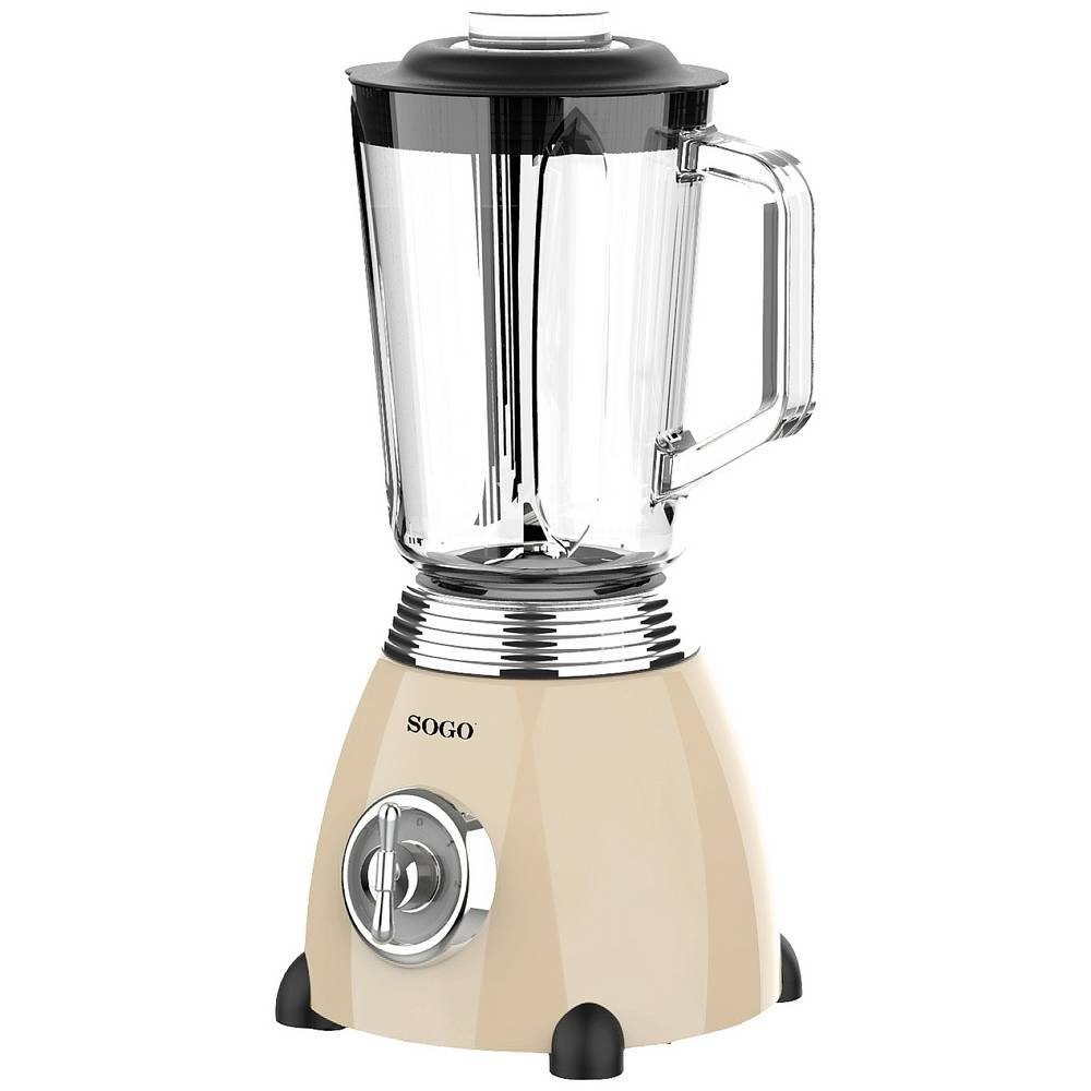 Sogo Standmixer GLASKANNENMIXER ETERNAL RETRO SERIE Model BAT-SS-5565, mit Ice-Crushfunktion