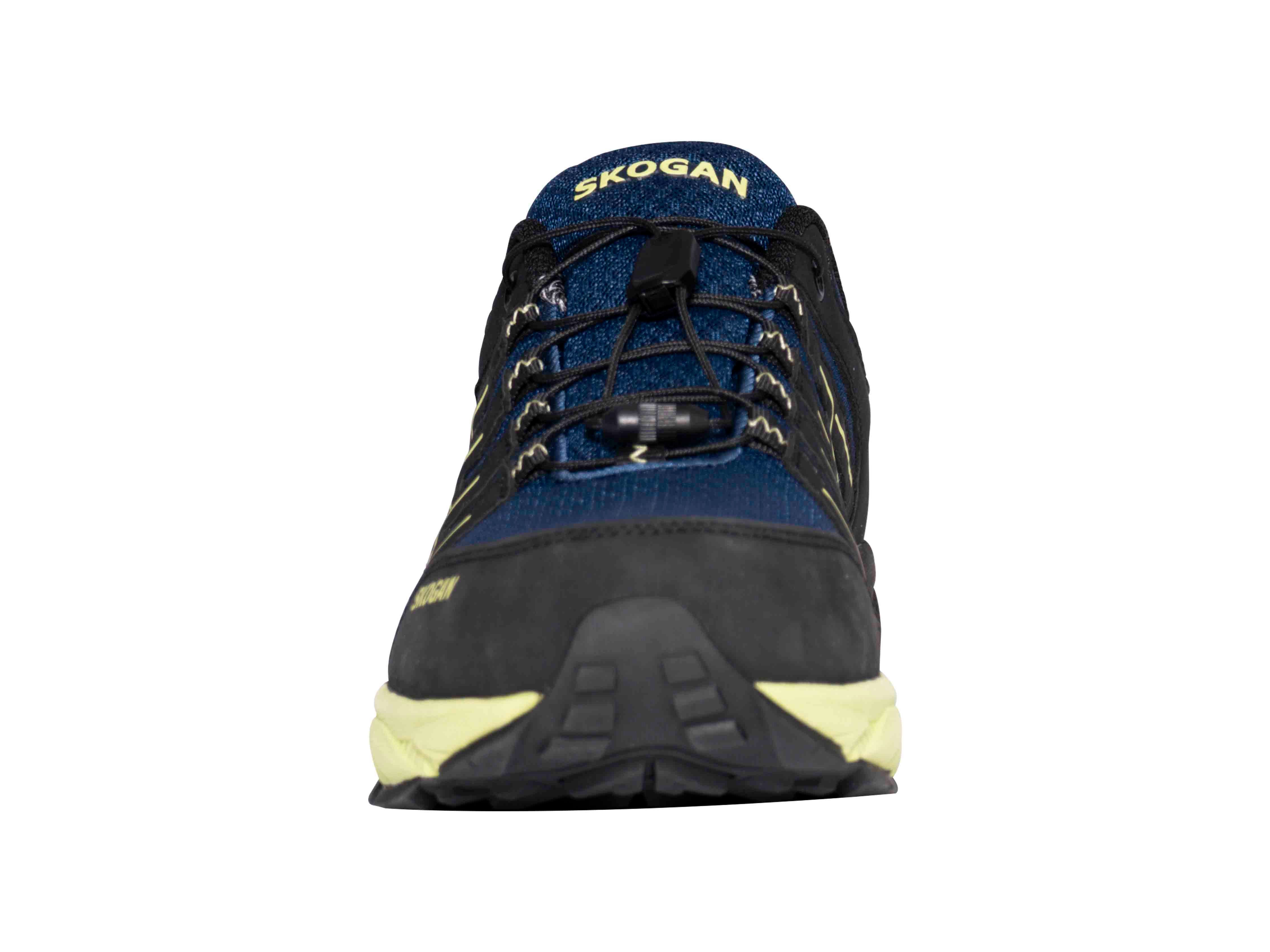 SKOGAN SKO-Runner Leichtwanderschuh mit wasserdichter Membrane navy/lime Outdoorschuh