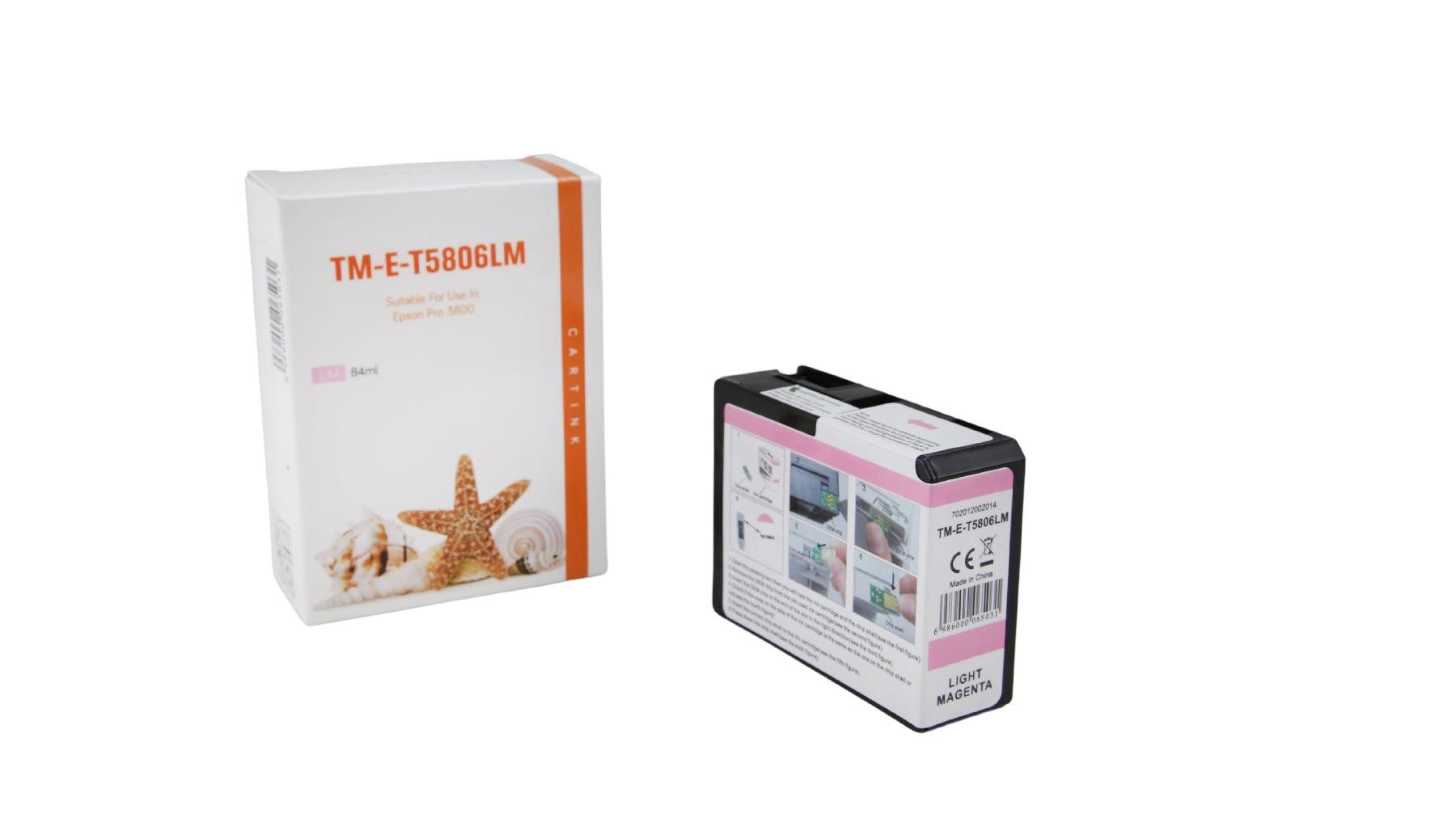 Supplies Germany T5806 / C13T580600 Tintenpatrone (1-tlg., Tintenpatrone magenta hell magenta)