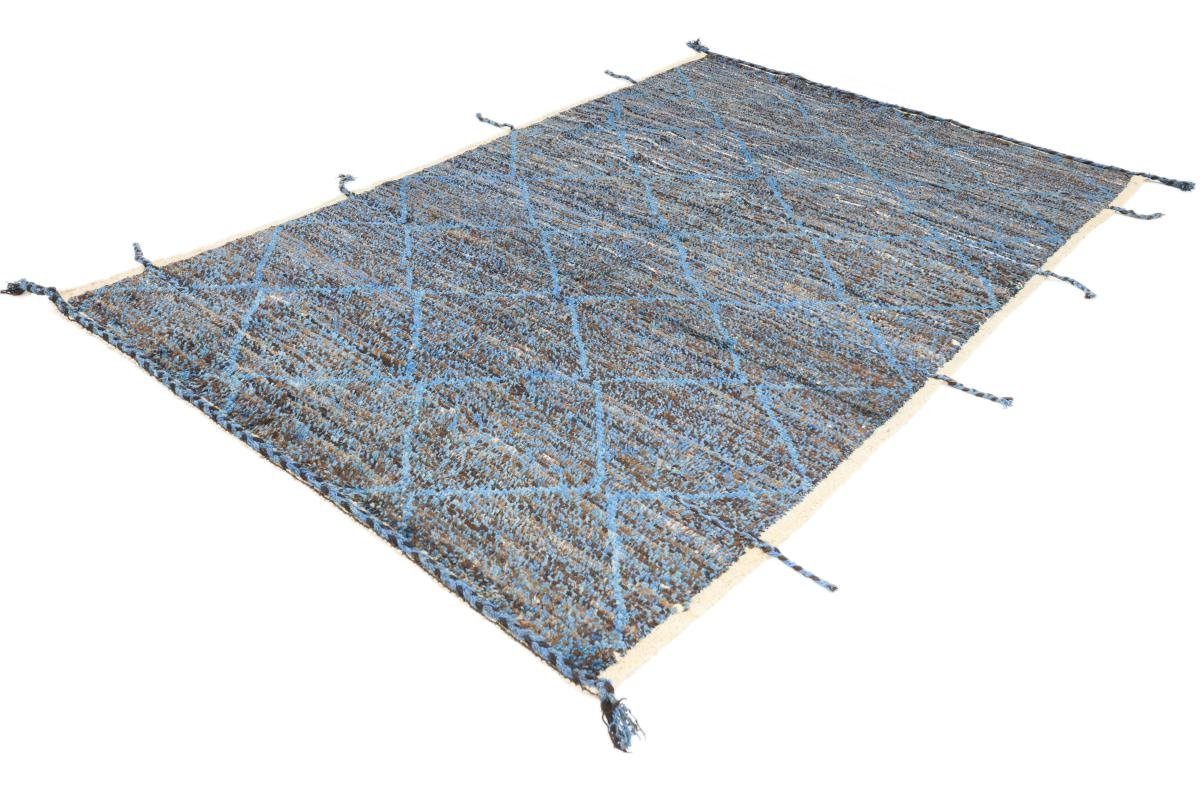 Orientteppich Berber Maroccan Design Orientteppich, Handgeknüpfter mm Trading, Nain 157x247 rechteckig, 20 Höhe: Moderner