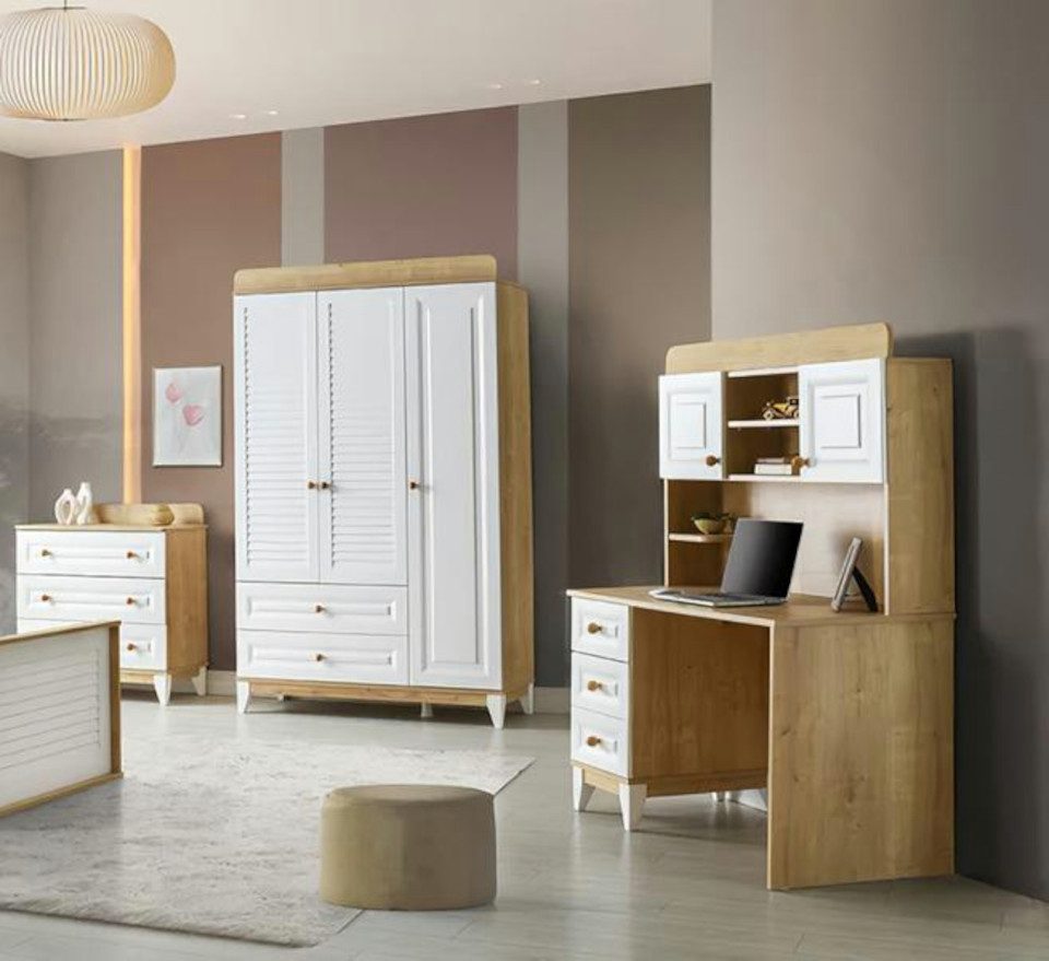 Jugendzimmer-Set Möbelset für das Kinderzimmer in modernem Design mit Stauraum