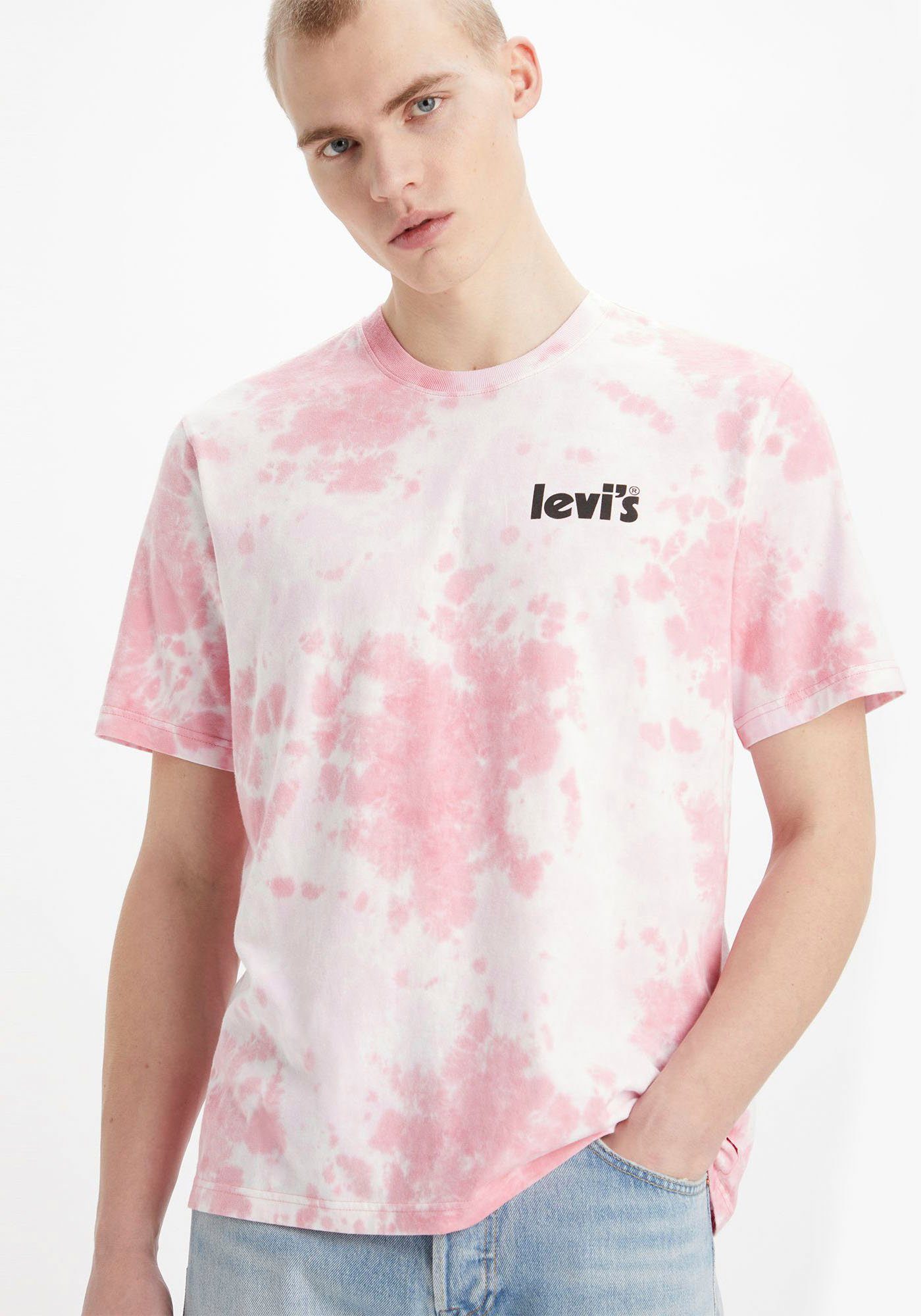 FIT Levi's® pink dye TEE T-Shirt RELAXED