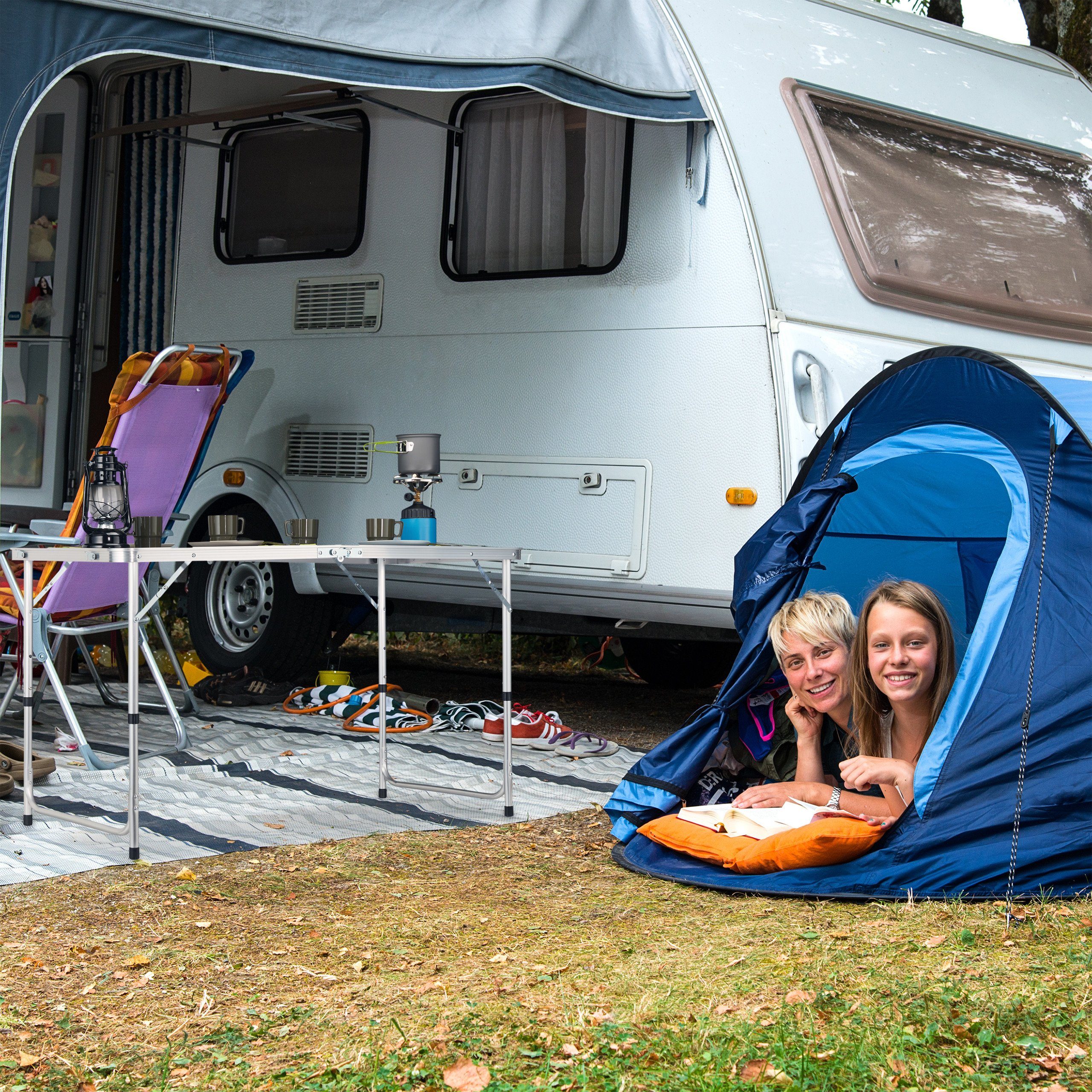 relaxdays Campingtisch klappbar