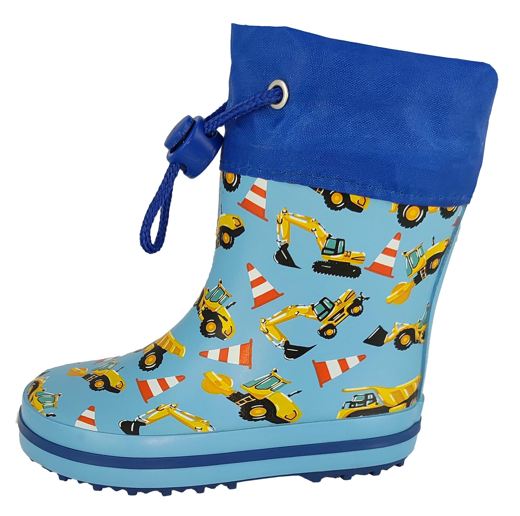 Beck Kleinkinder Gummistiefel Minibagger Gummistiefel aus Naturkautschuk - sehr flexibel – Bild 4 von 5
