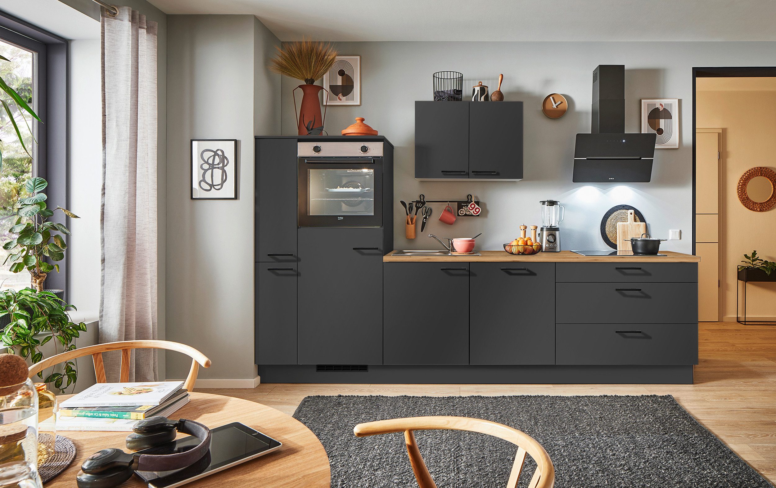 pino Küchenzeile Stockholm, individuell anpassbar, gratis günstig online kaufen