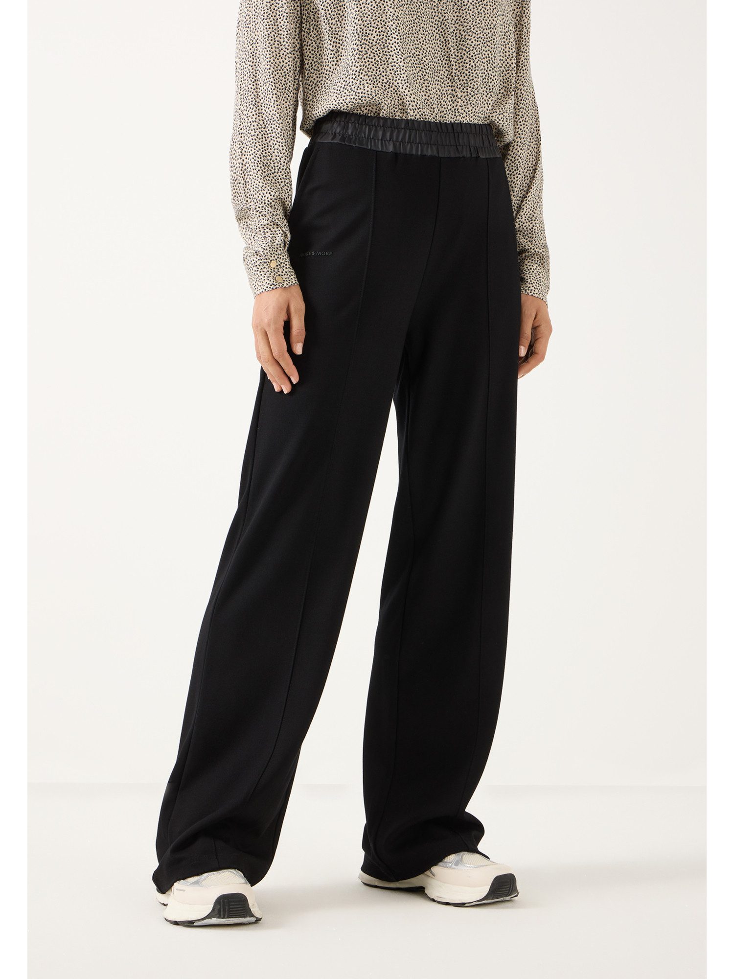 MORE&MORE Stoffhose fließende, vielseitige Jerseyhose