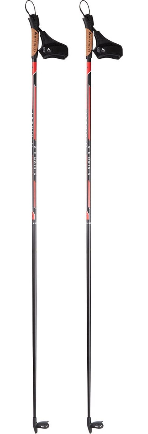 McKINLEY Langlaufstöcke Ux.-LL-Skistock Vision 2.0 BLACK/WHITE/RED