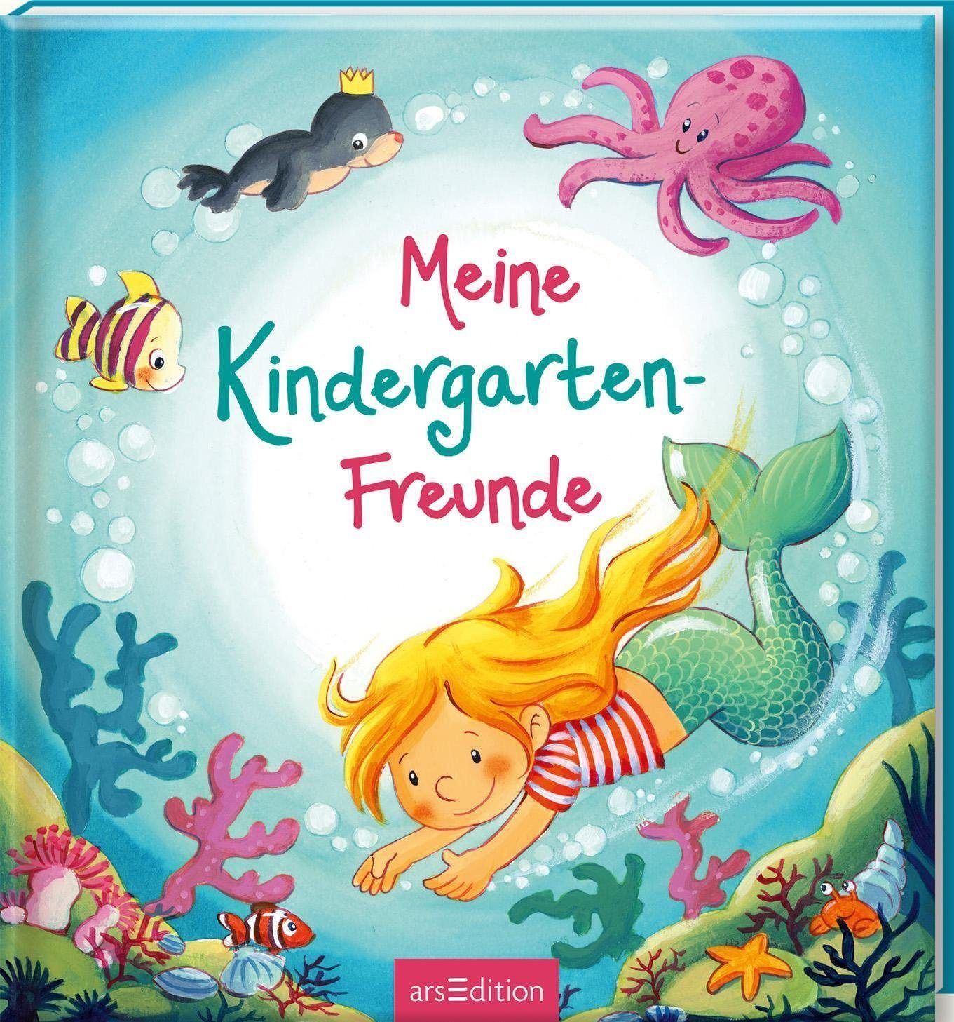 Notizbuch Meine Kindergarten-Freunde (Meerjungfrau)