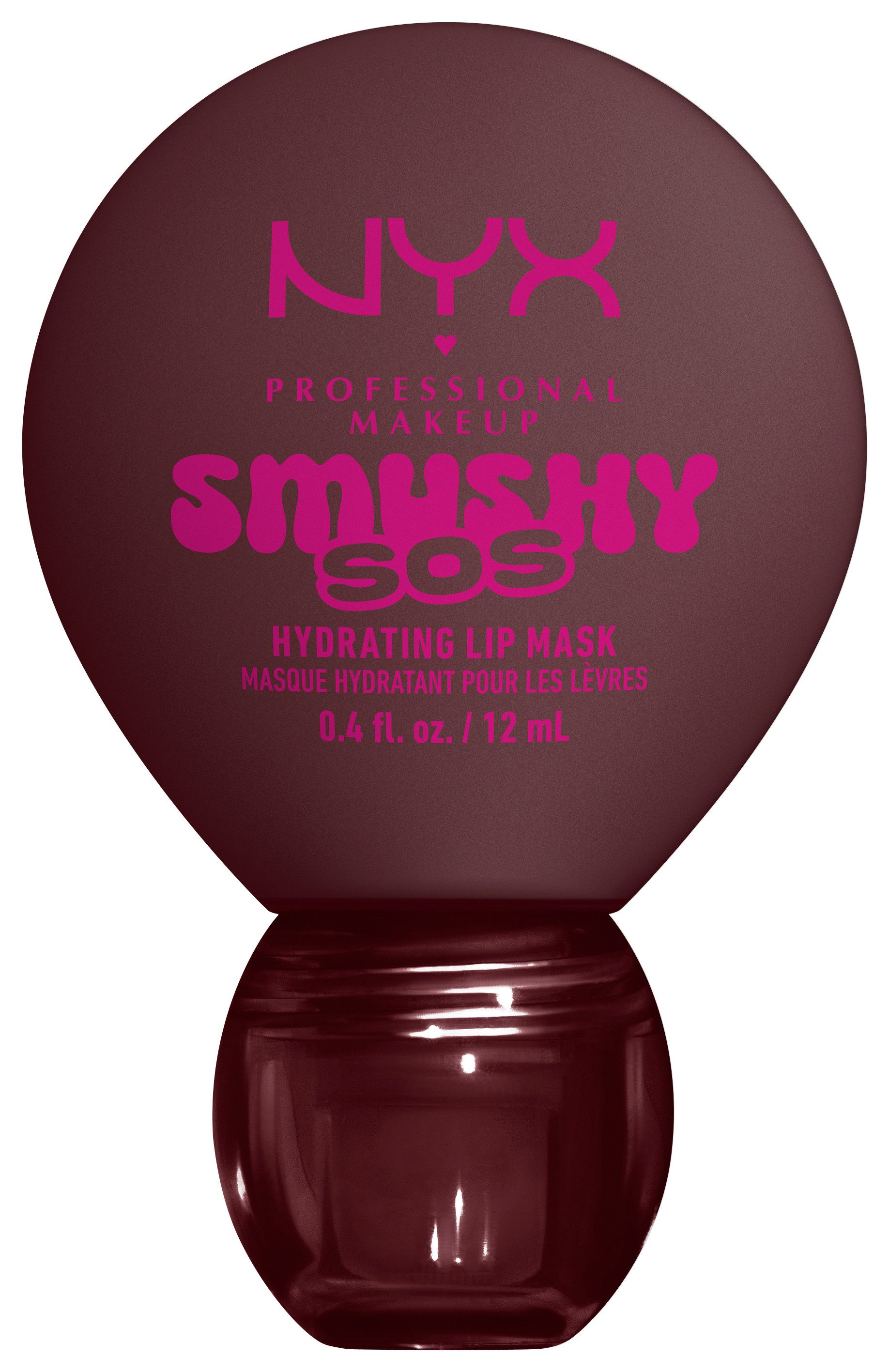 NYX PROFESSIONAL MAKEUP Lippenpflegemittel SMUSHY SOS GLOSSSY LIP BALM, pflege, getönte Farbe und professioneller Shine, alles in einem