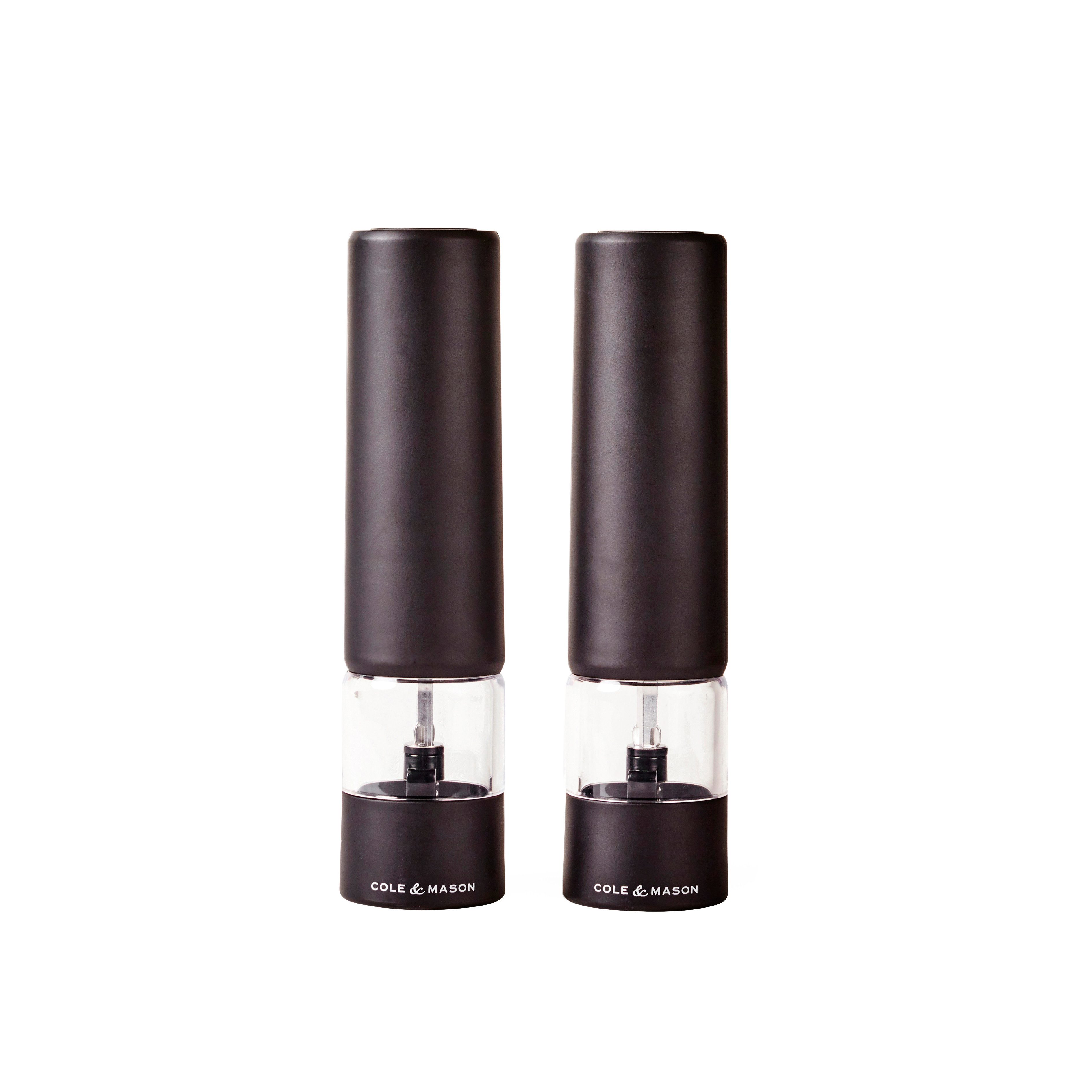 Cole & Mason Salz-/Pfeffermühle Brixton, Elektrisch, USB-C aufladbar