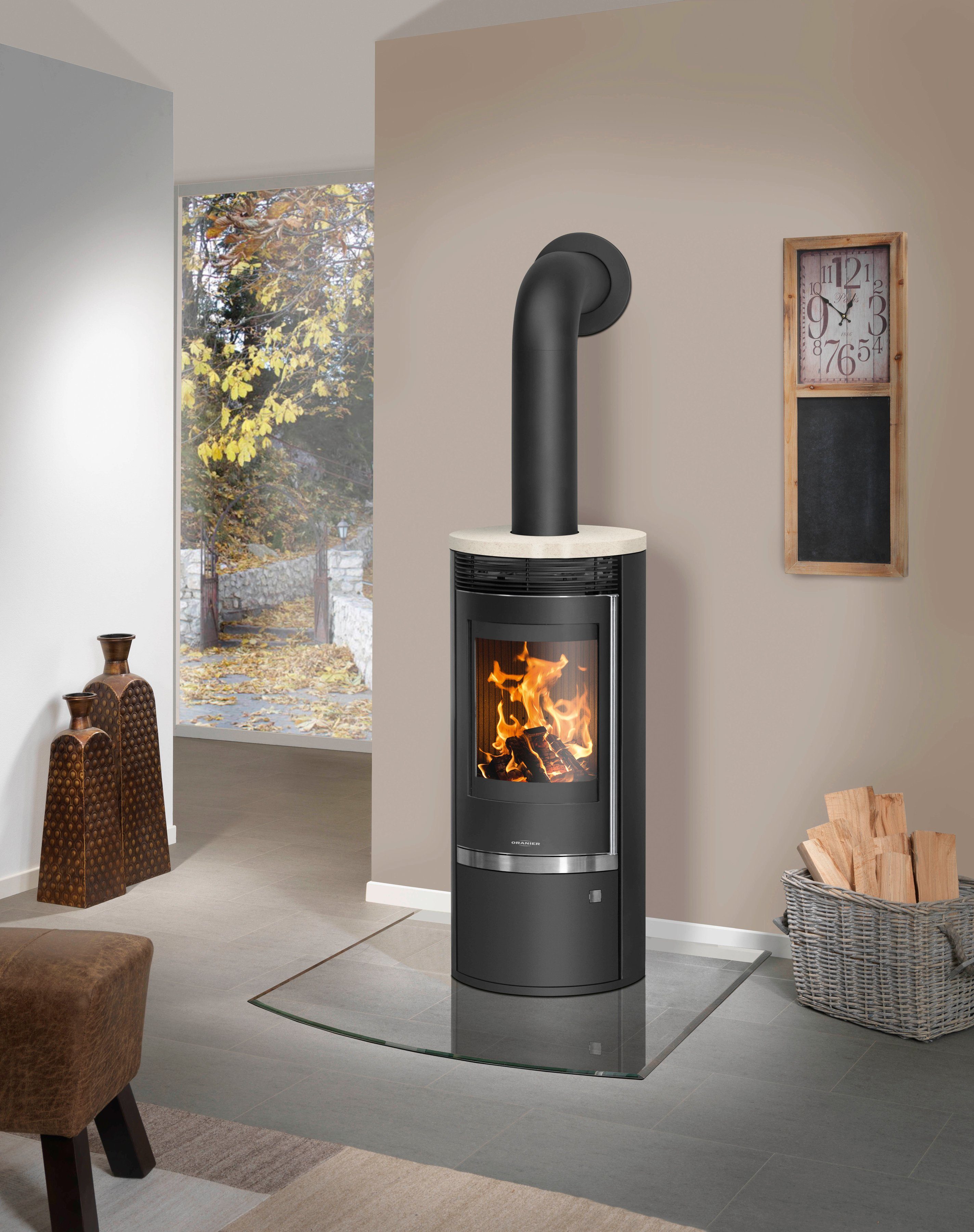 Oranier Kaminofen »Rota Top 2.0«, 5,5 kW, Zeitbrand
