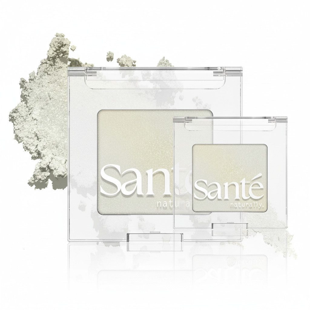 SANTE Lidschatten Eyeshadow Aura Shade, 2-tlg., Lidschatten, mit Duochrom Finish, langanhaltend